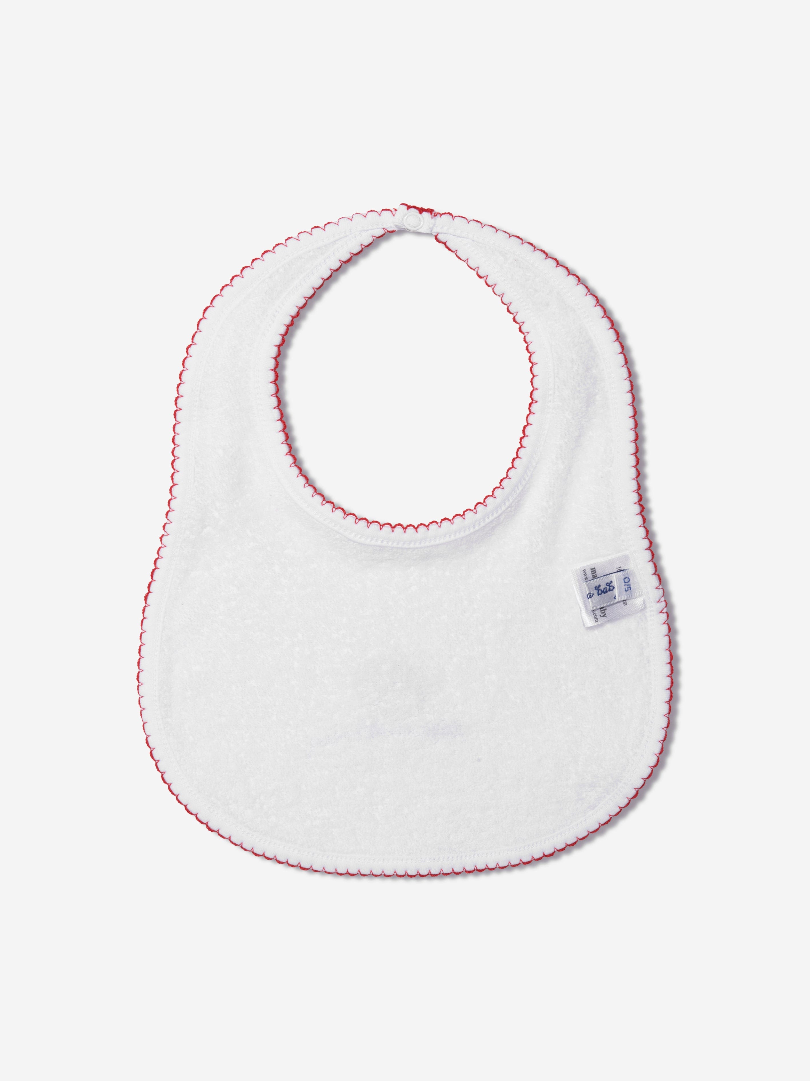 Magnolia Baby Baby Winking Santa Embroidered Hat in White