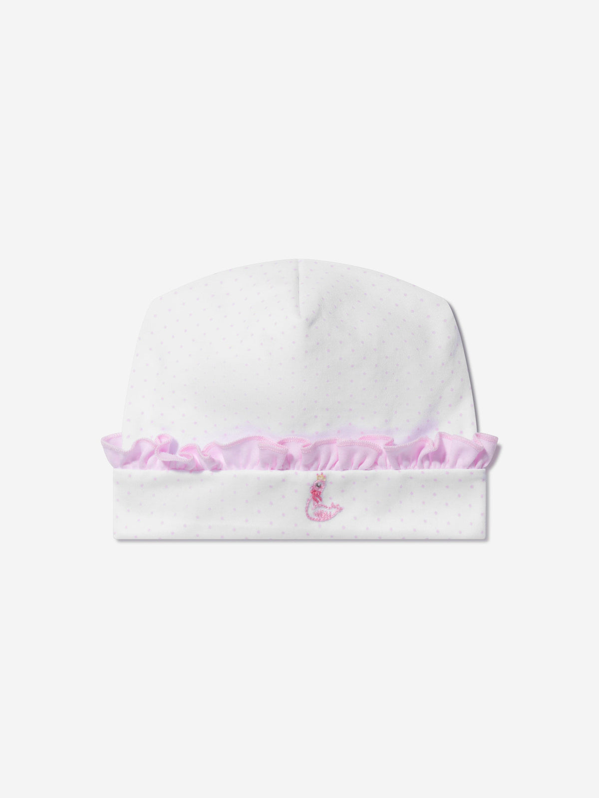 Magnolia Princess Swan Embroidered Ruffle Hat