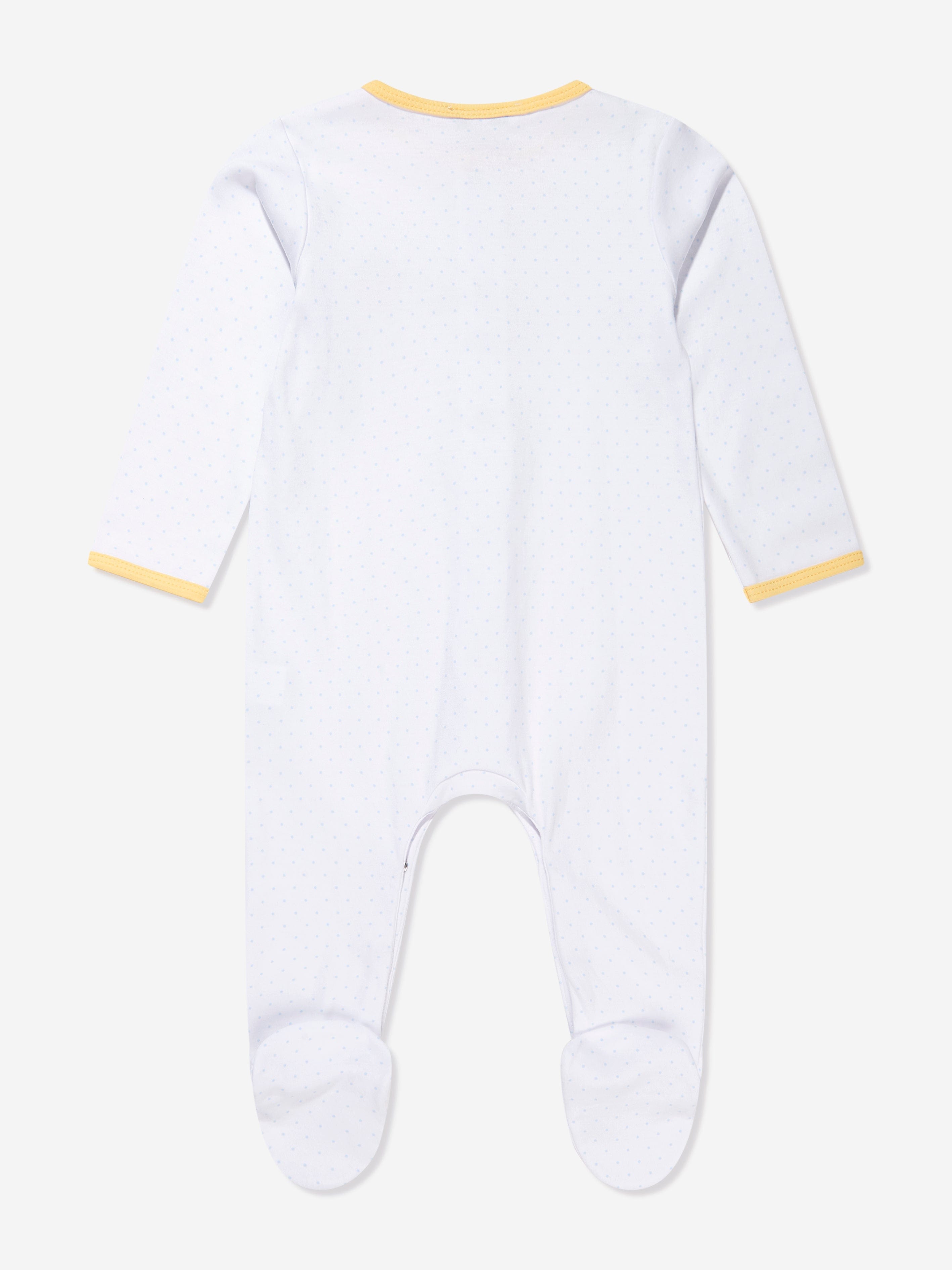 Magnolia Baby Baby Rubber Ducky Embroidered Babygrow in White