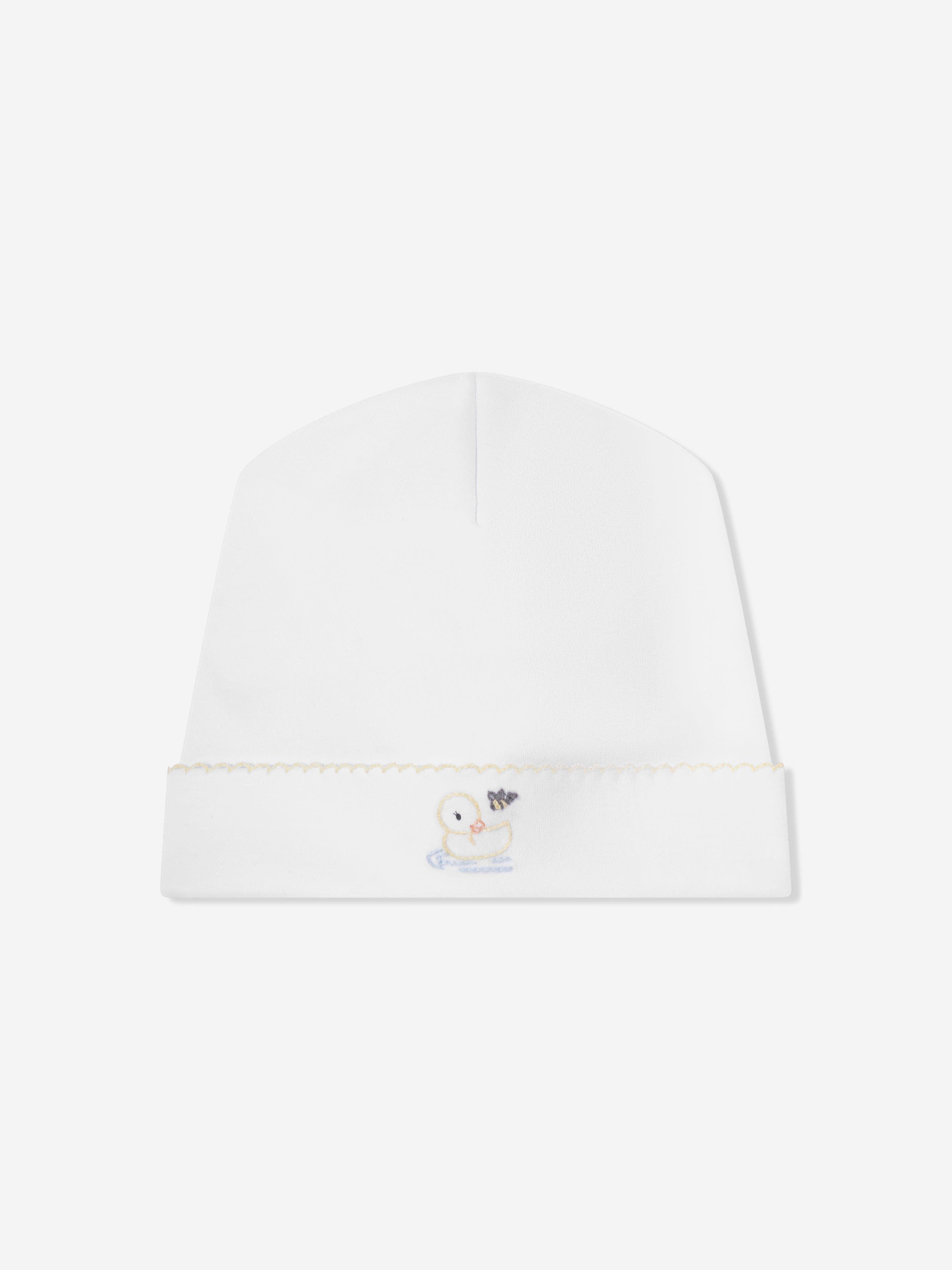 Magnolia Baby Baby Vintage Duckies Embroidered Hat in White