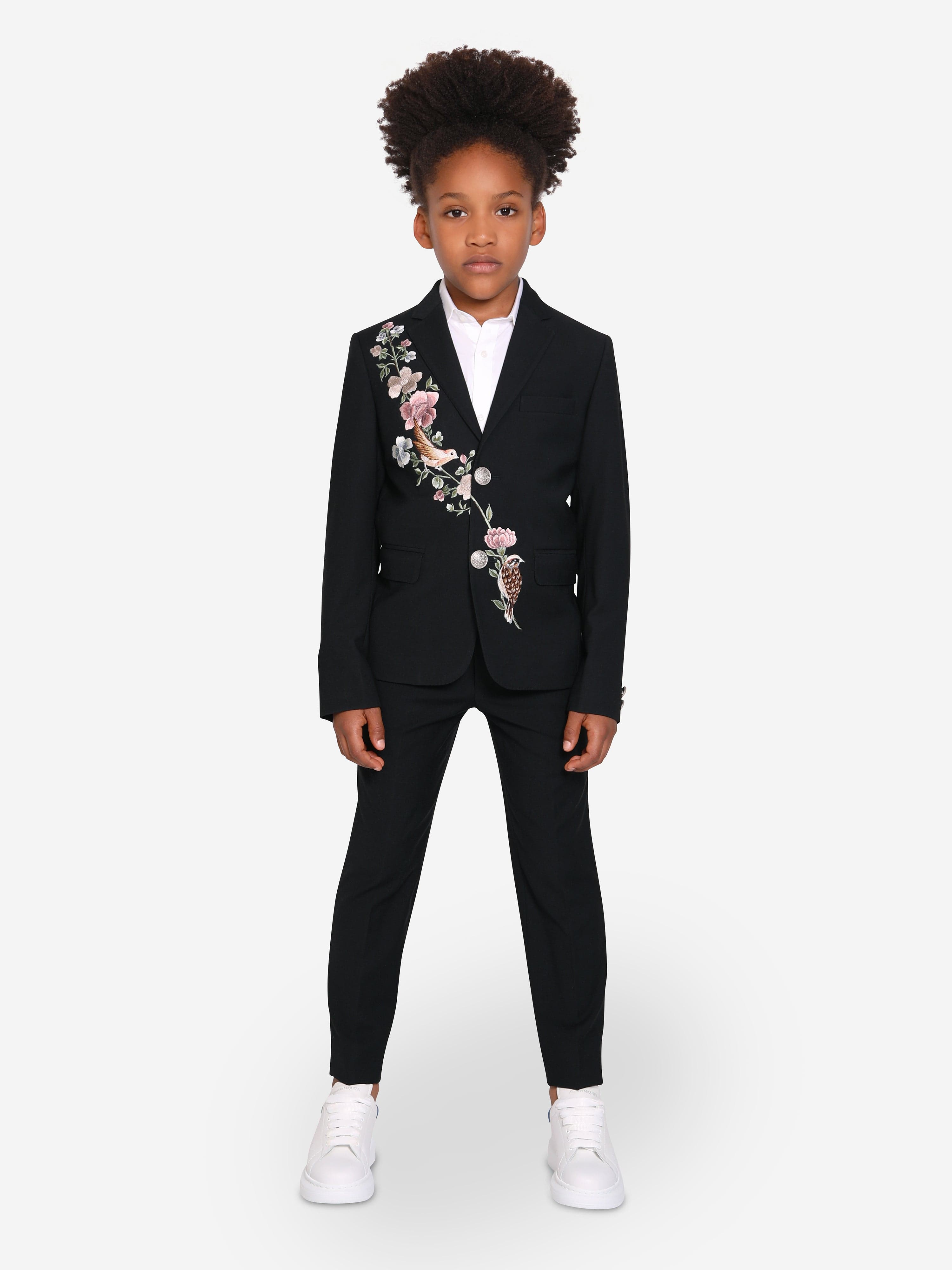 Maison Ava Boys Olwyn Suit in Black