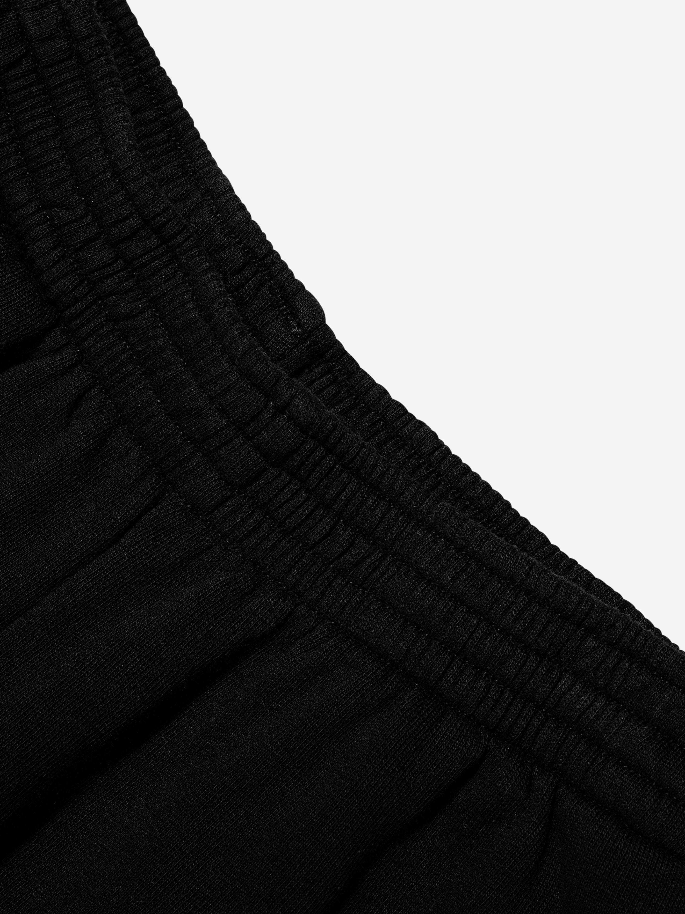 MM6 Maison Margiela Kids Logo Shorts In Black