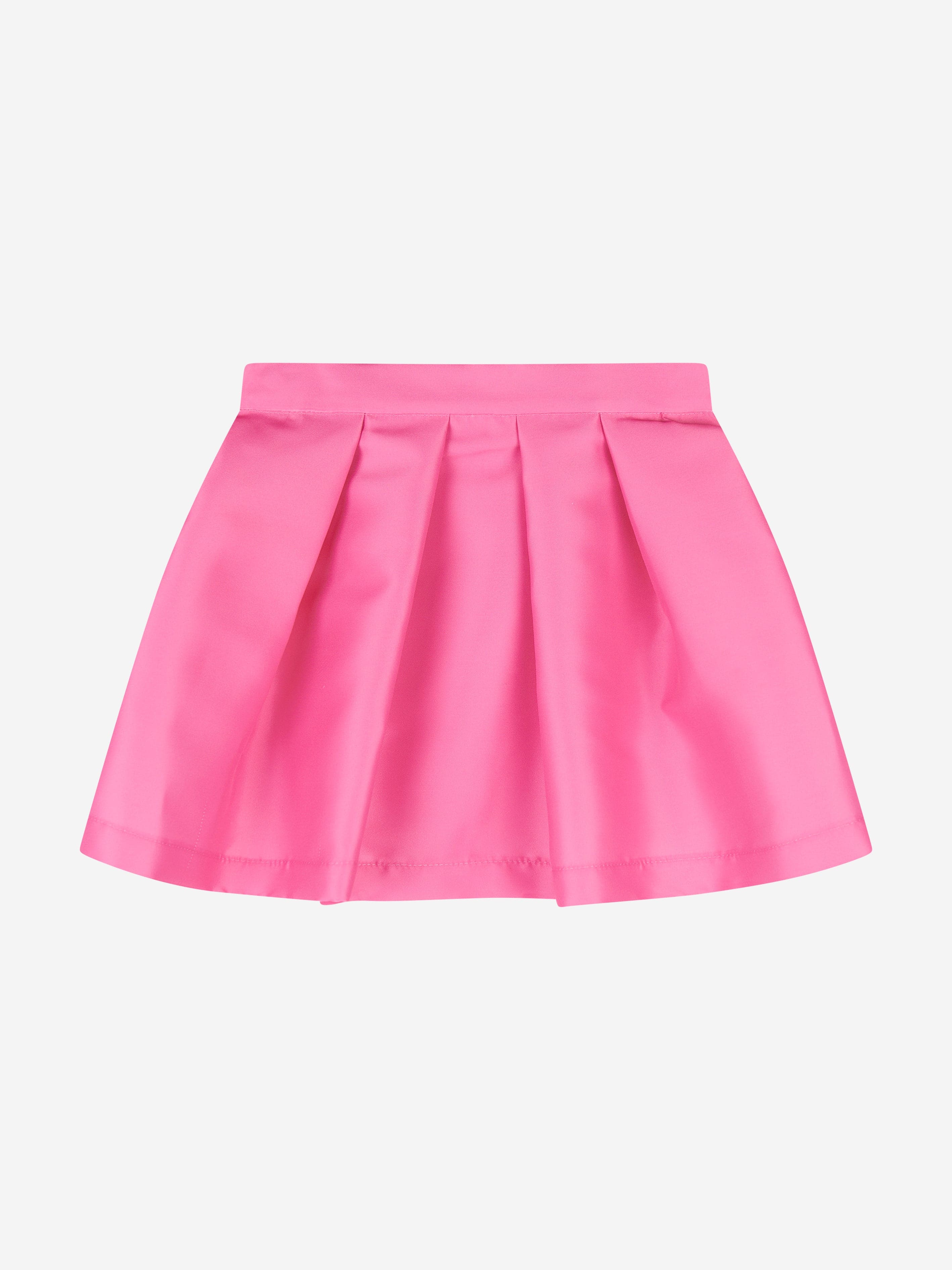 Mama Luma Girls Flared Classic Bow Skirt in Pink