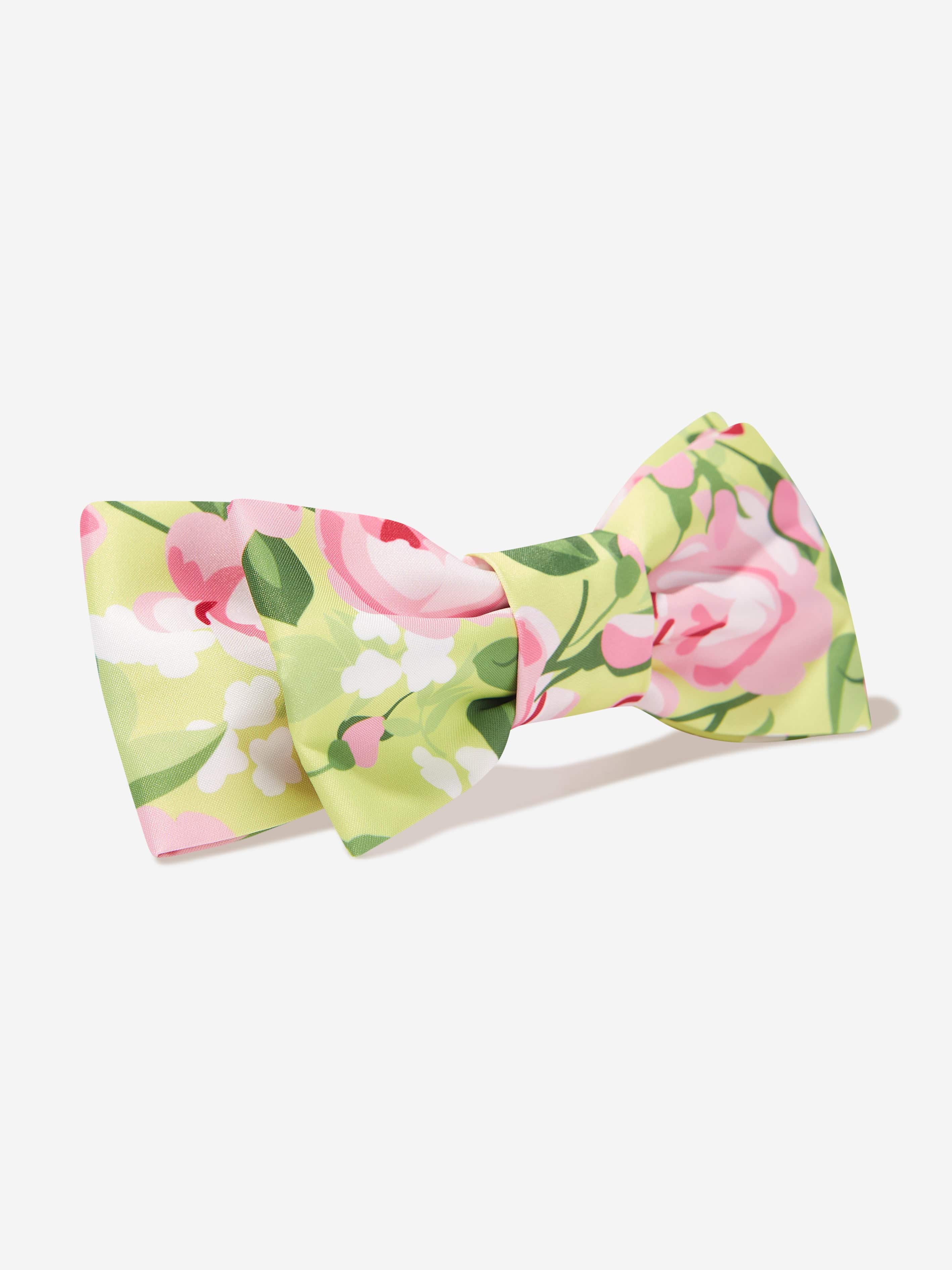 Mama Luma Girls Flower Print Headband in Yellow