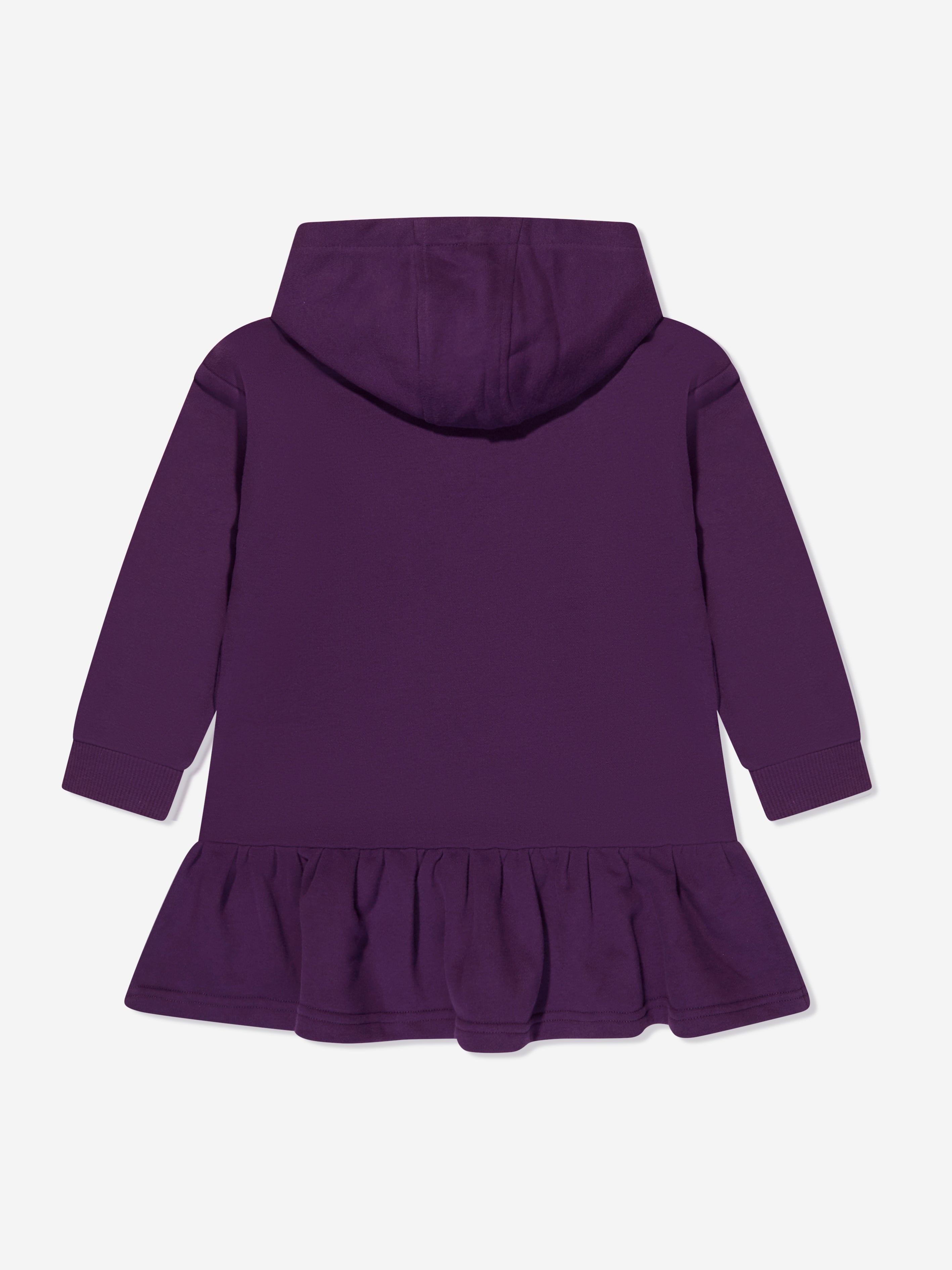 MARC JACOBS Girls Hooded Sweater Dress in Purple