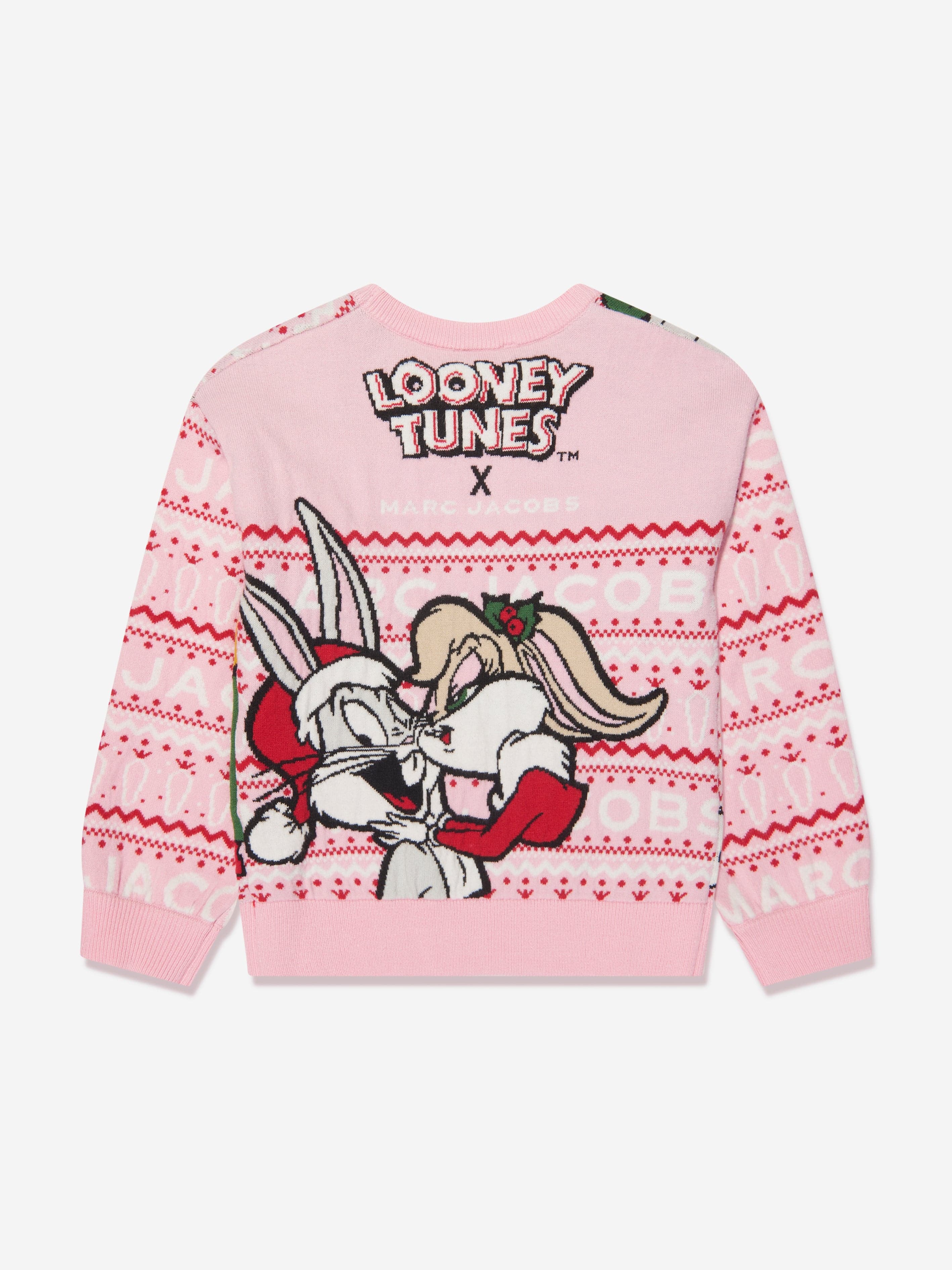 MARC JACOBS Girls Looney Tunes Jumper in Pink