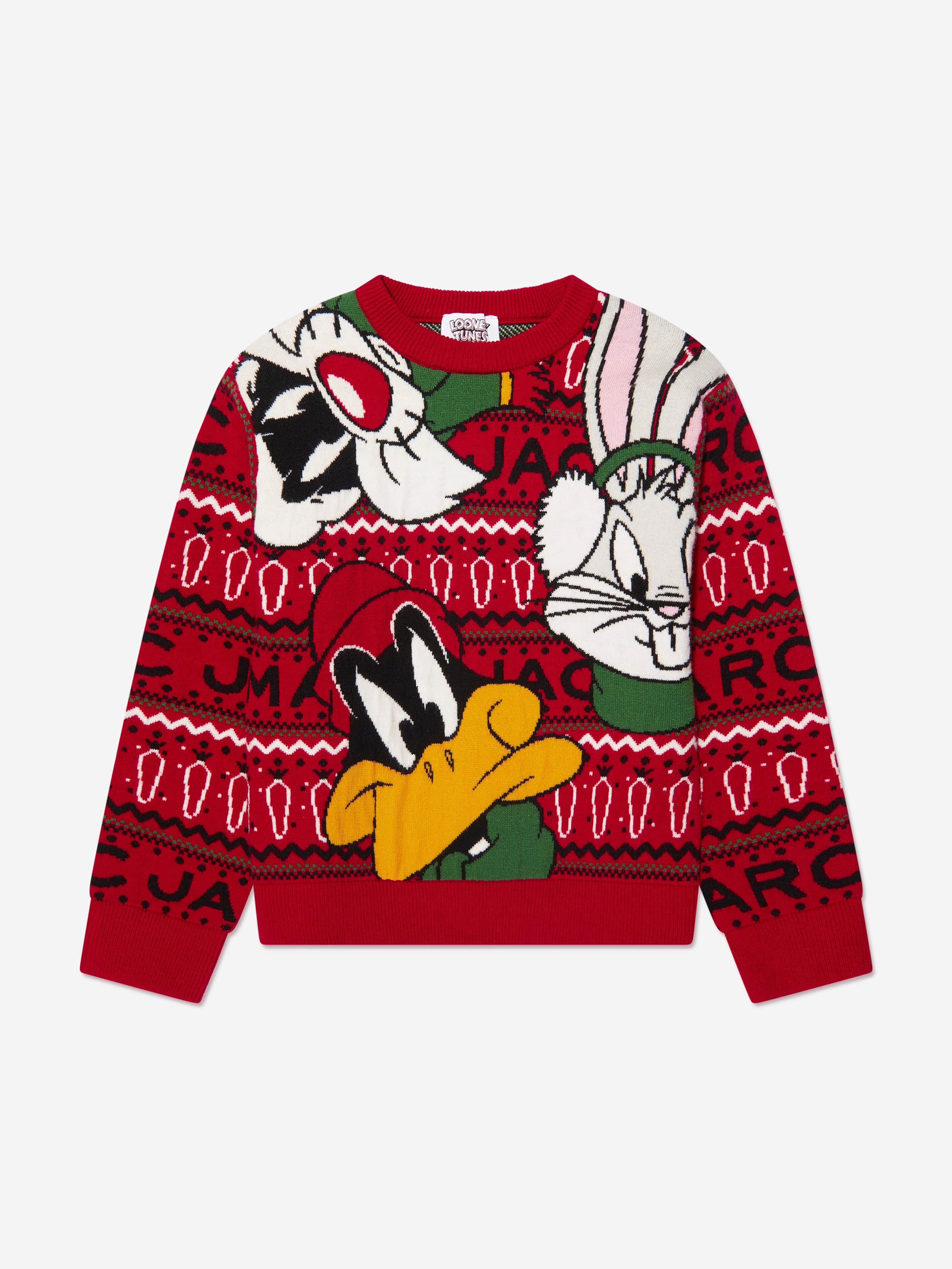 MARC JACOBS Boys Looney Tunes Jumper in Red