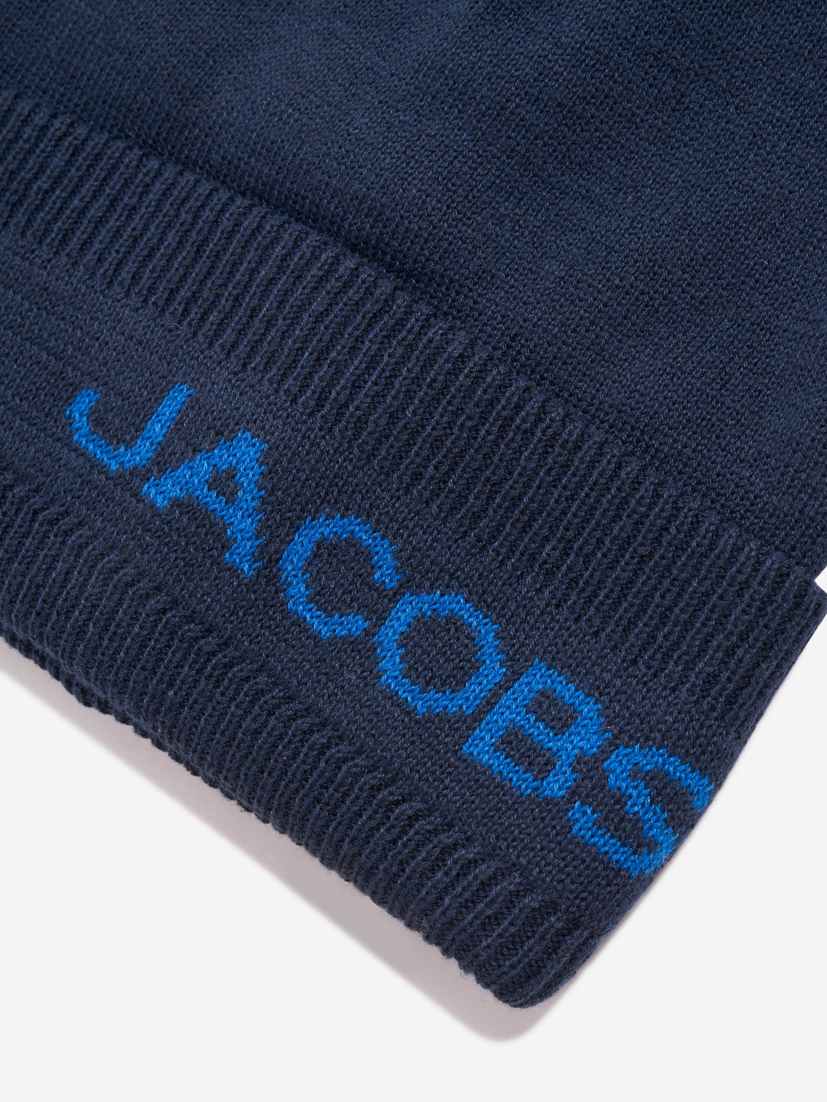 MARC JACOBS Kids Beanie Hat in Navy