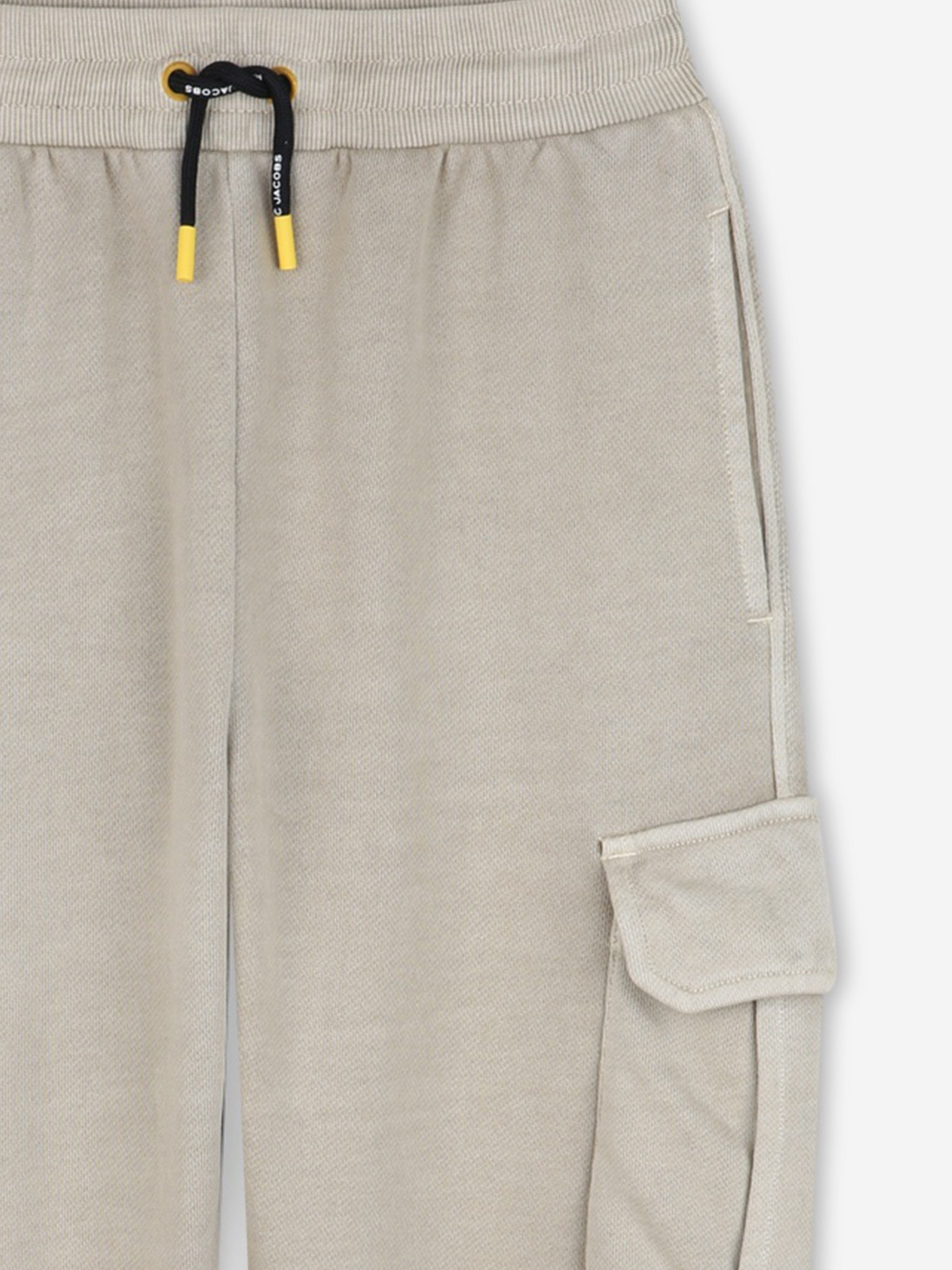 MARC JACOBS Boys Paint Print Joggers in Grey