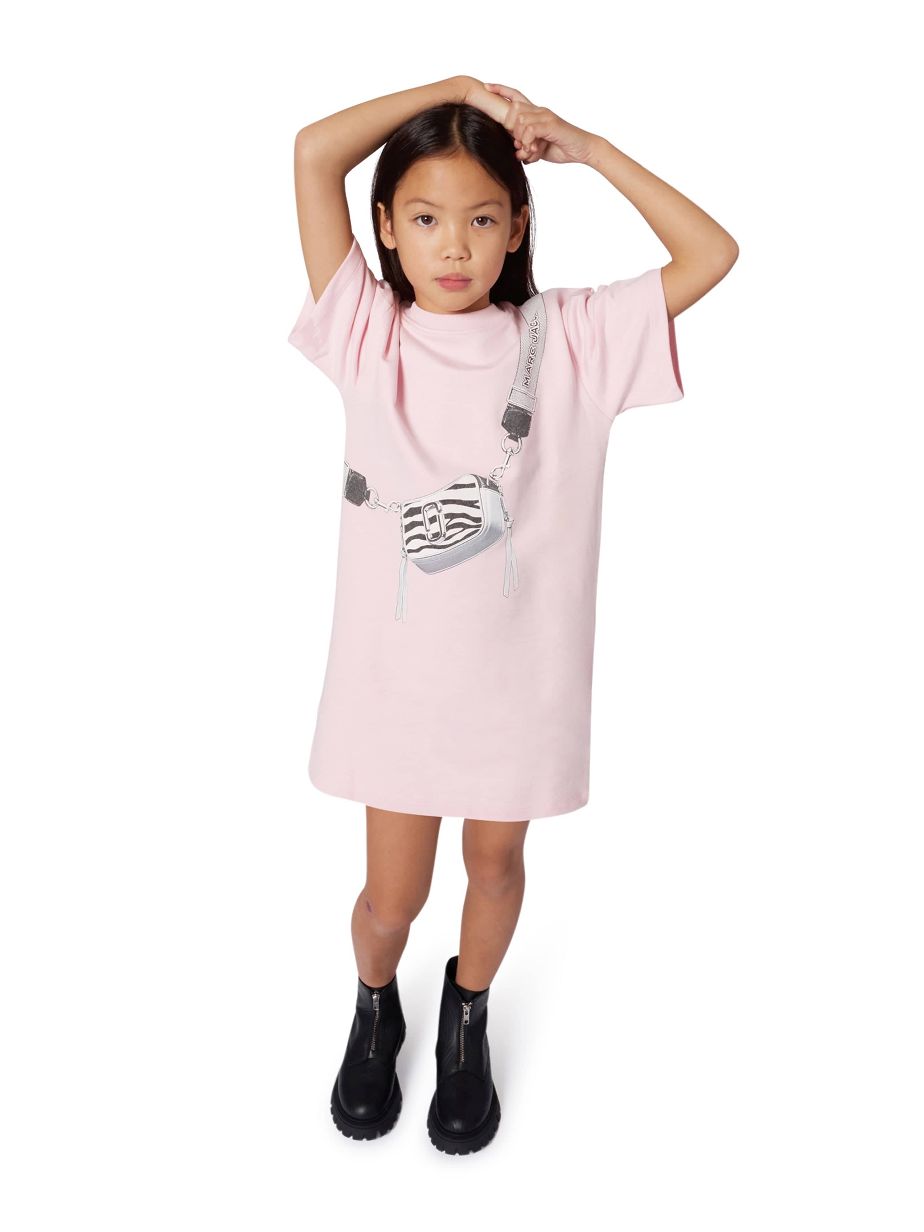 MARC JACOBS Girls Snapshot Bag Print T-Shirt in Pink