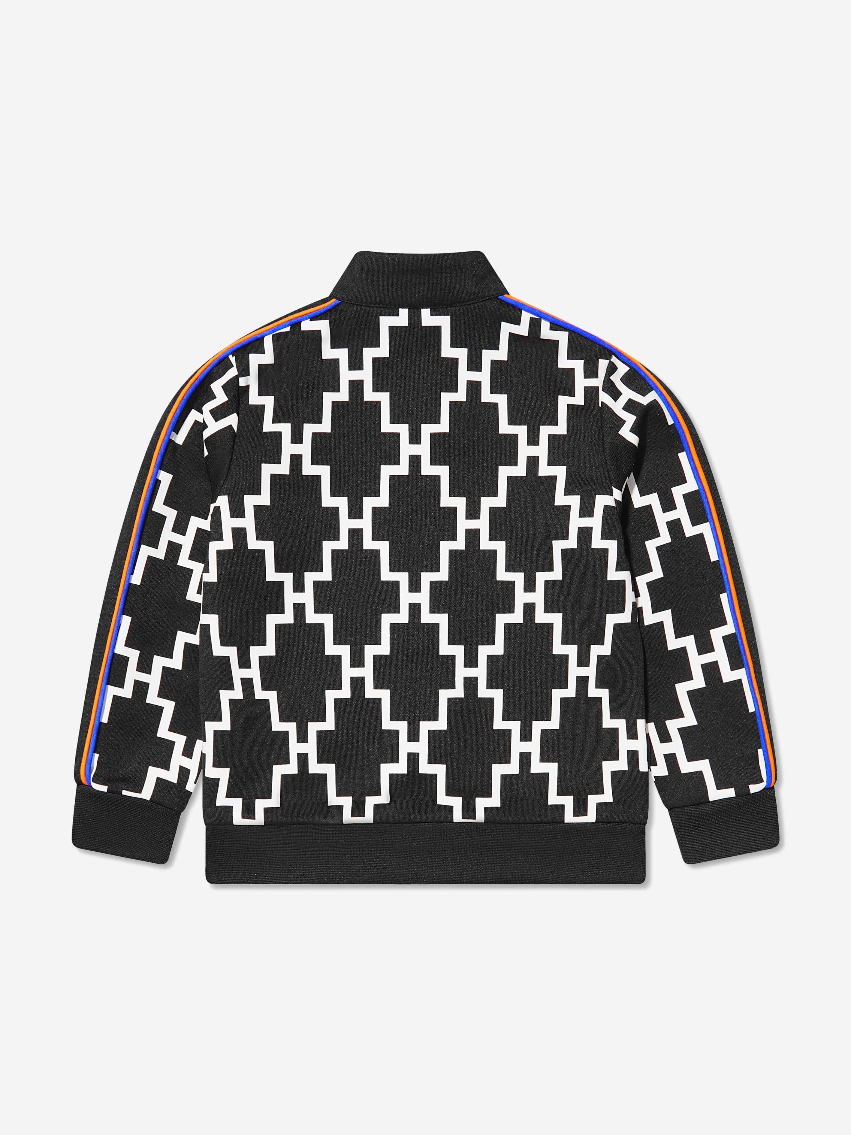 Marcelo Burlon Boys Cross Piping Track Zip Up Top