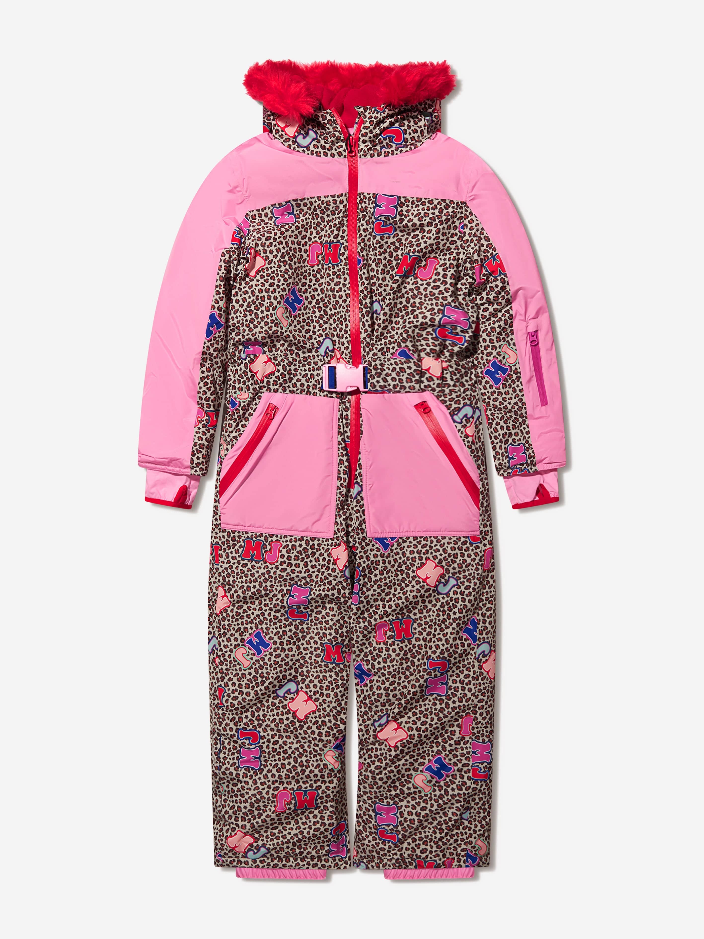 MARC JACOBS Girls Cheetah Print Snowsuit