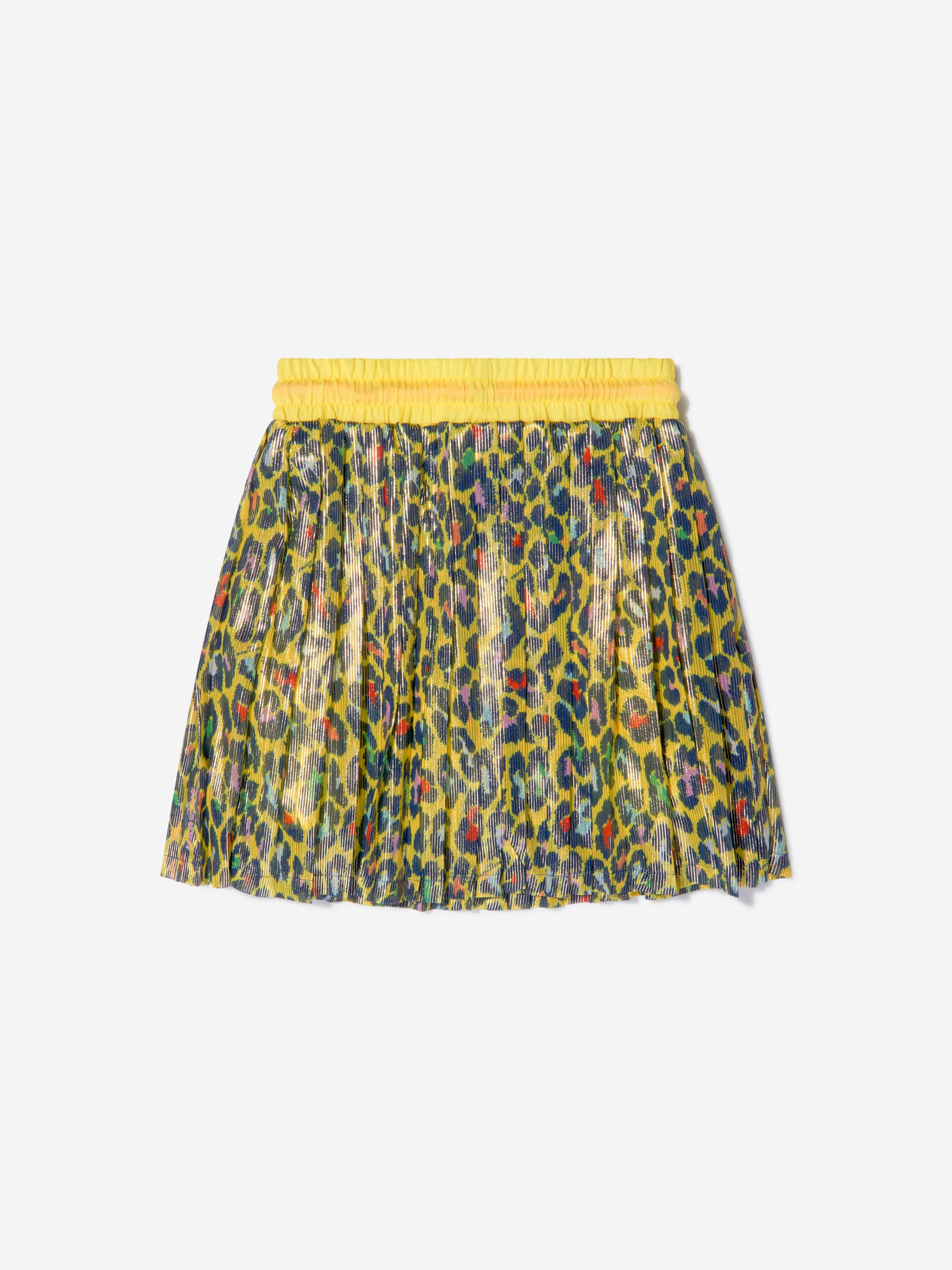 MARC JACOBS Girls Cheetah Print Pleated Skirt