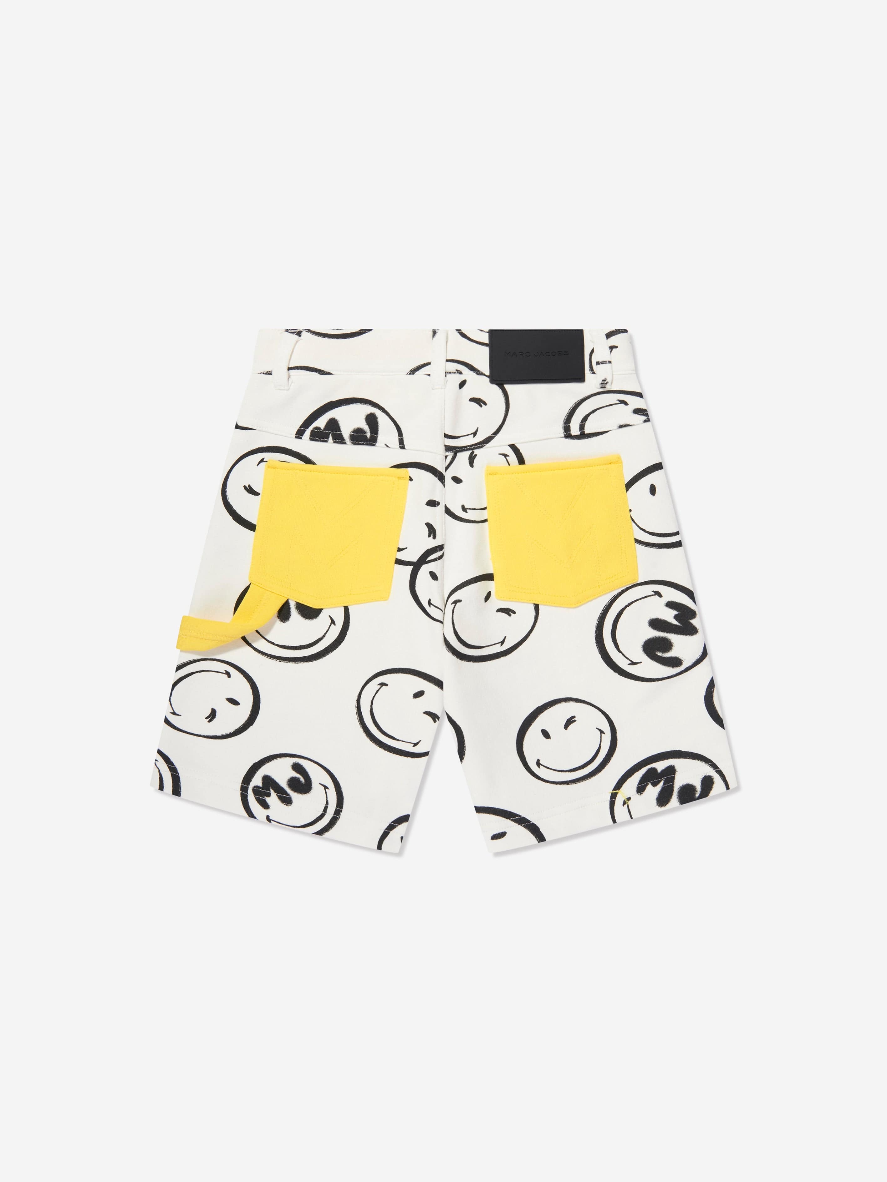 MARC JACOBS Boys Smiley Bermuda Shorts in Ivory