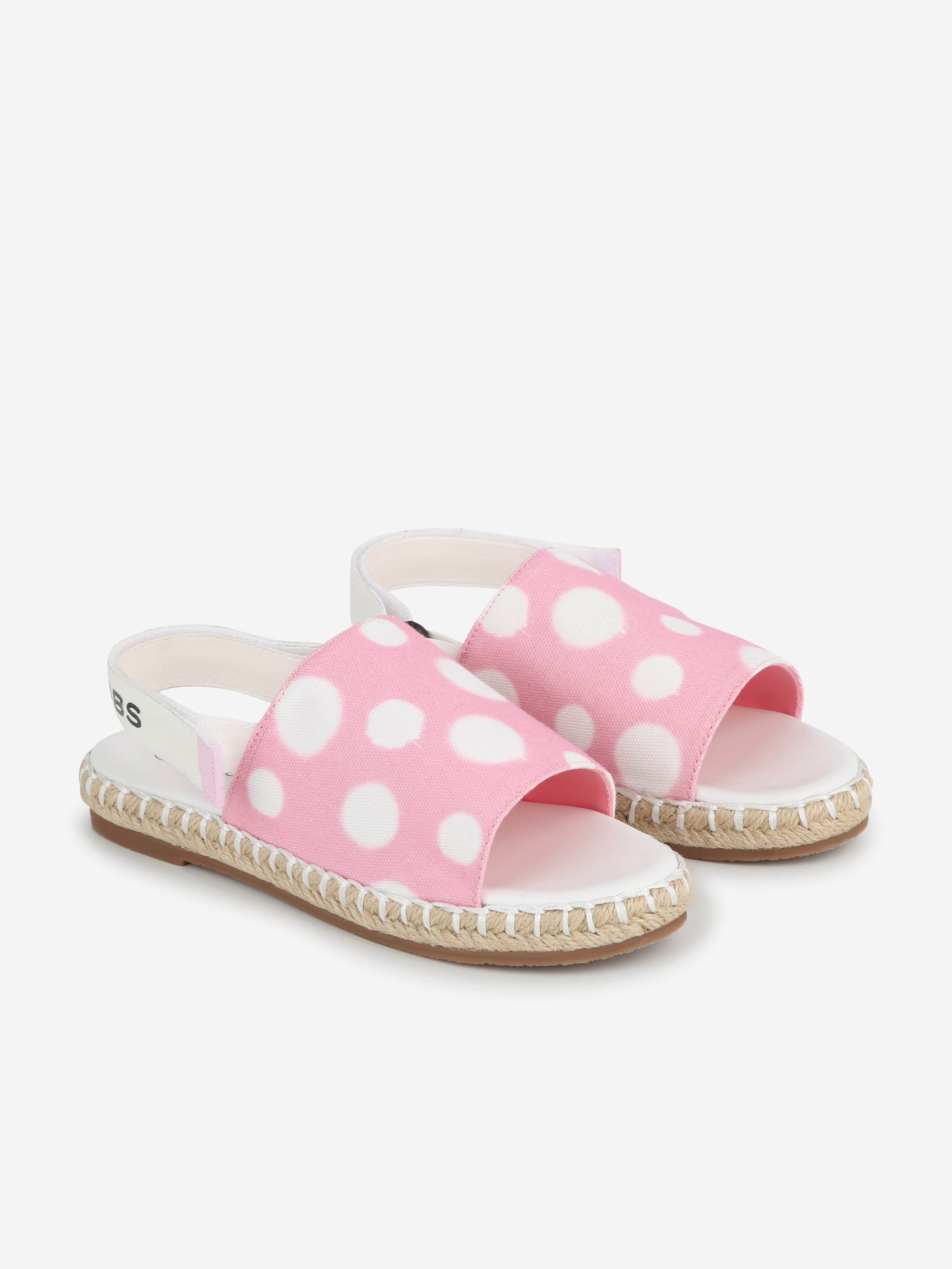 MARC JACOBS Girls Open Toe Espadrilles in Pink