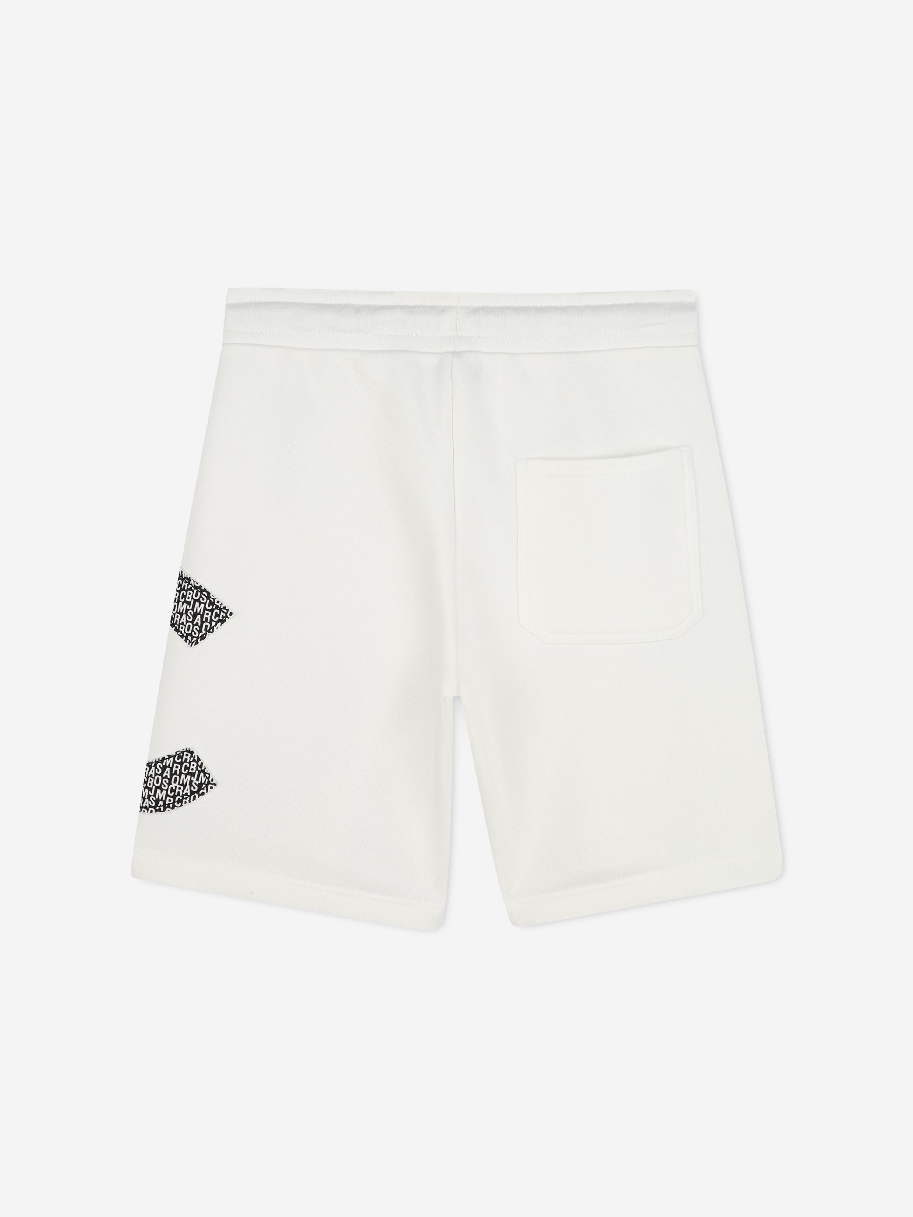 MARC JACOBS Boys Logo Bermuda Shorts in Ivory