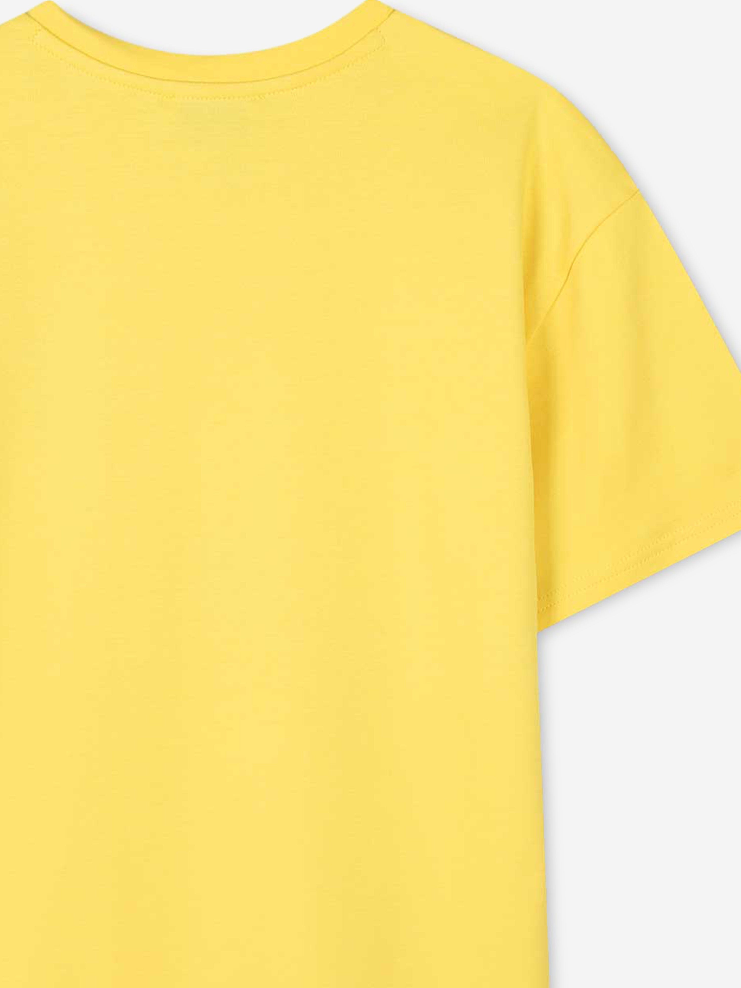 MARC JACOBS Girls Snapshot Print Dress in Yellow