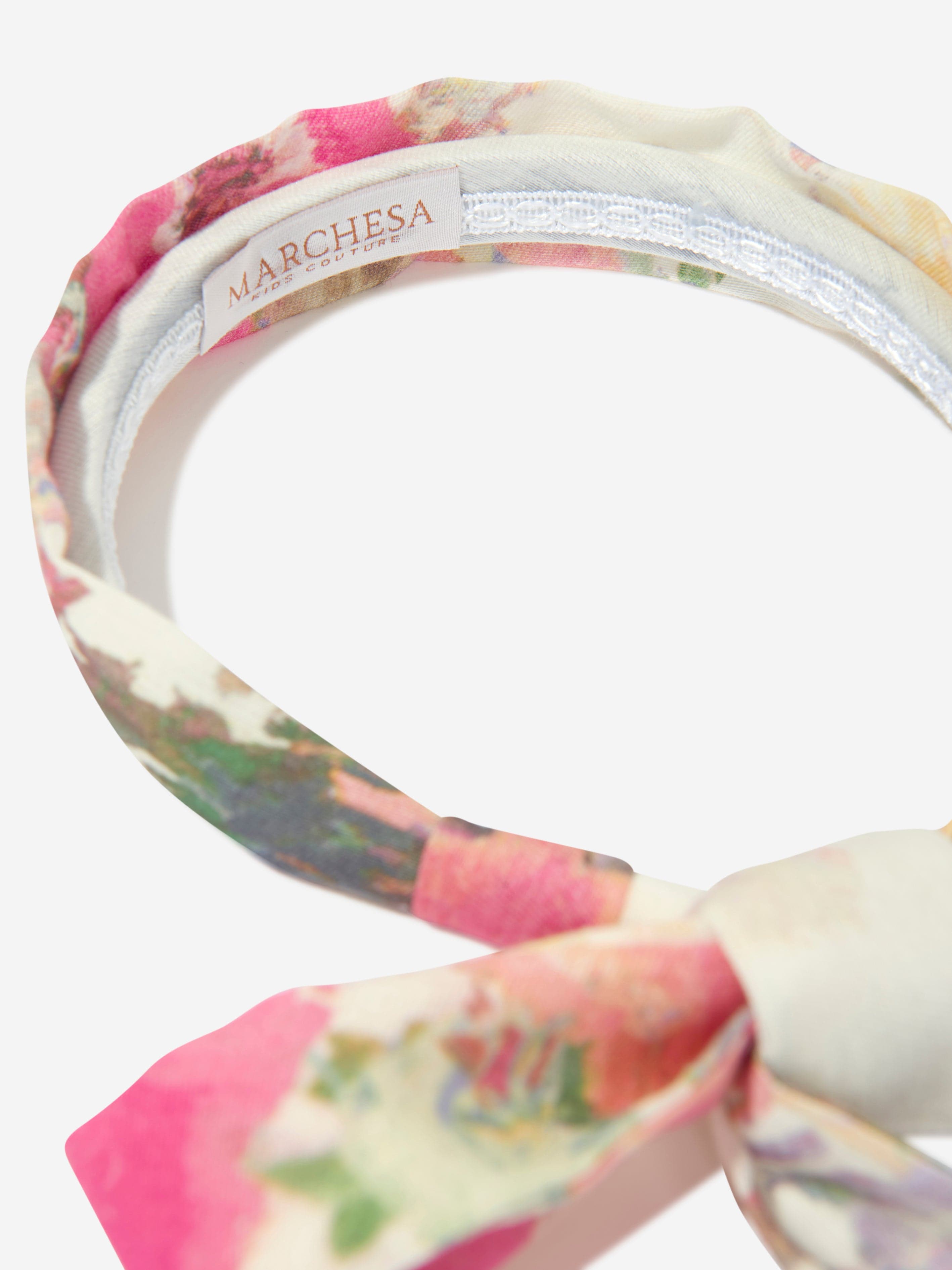 Marchesa Girls Floral Print Headband in Multicolour