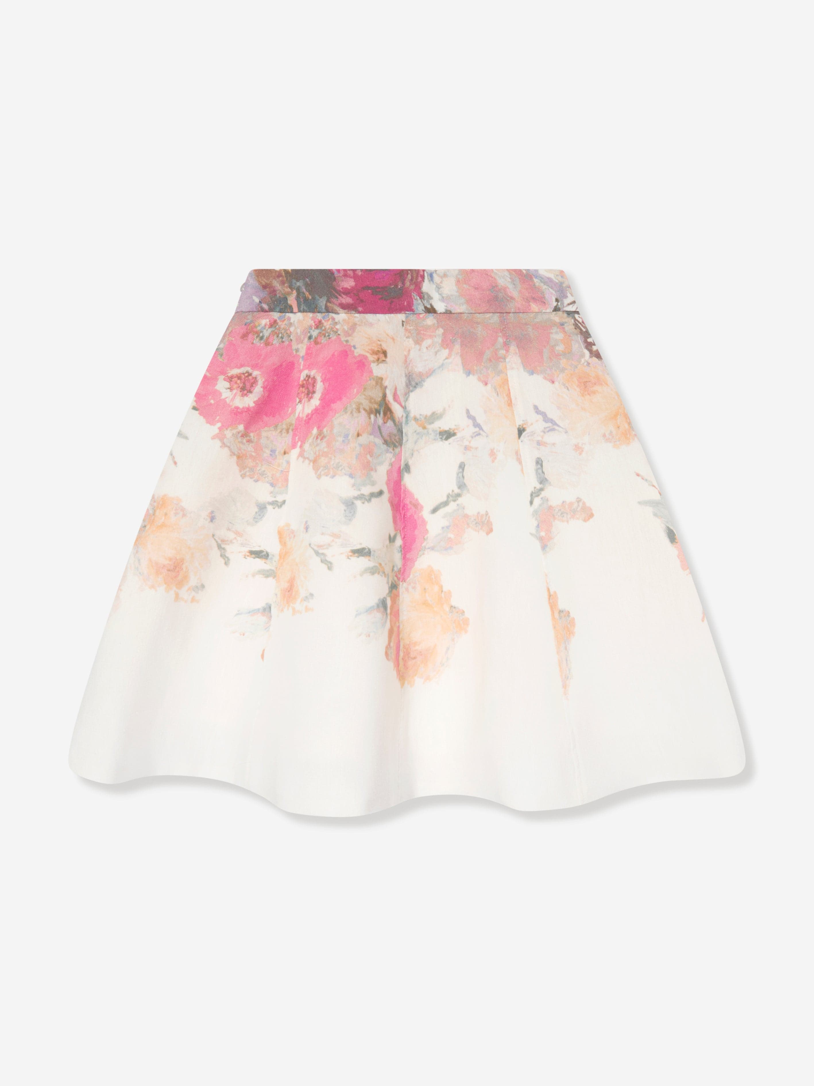 Marchesa Girls Flower Print Skirt in Multicolour