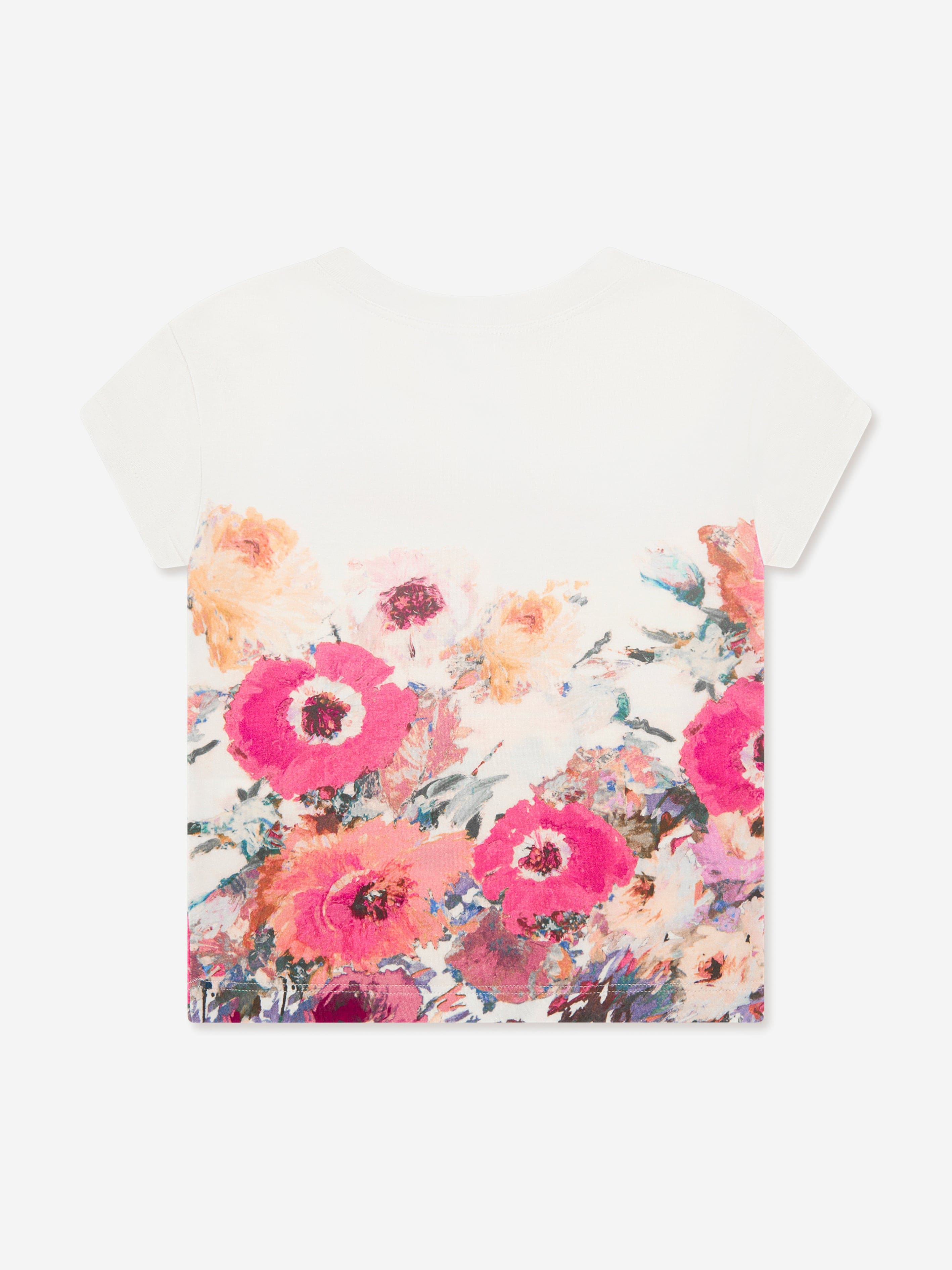 Marchesa Girls Flower Print T-Shirt in Multicolour