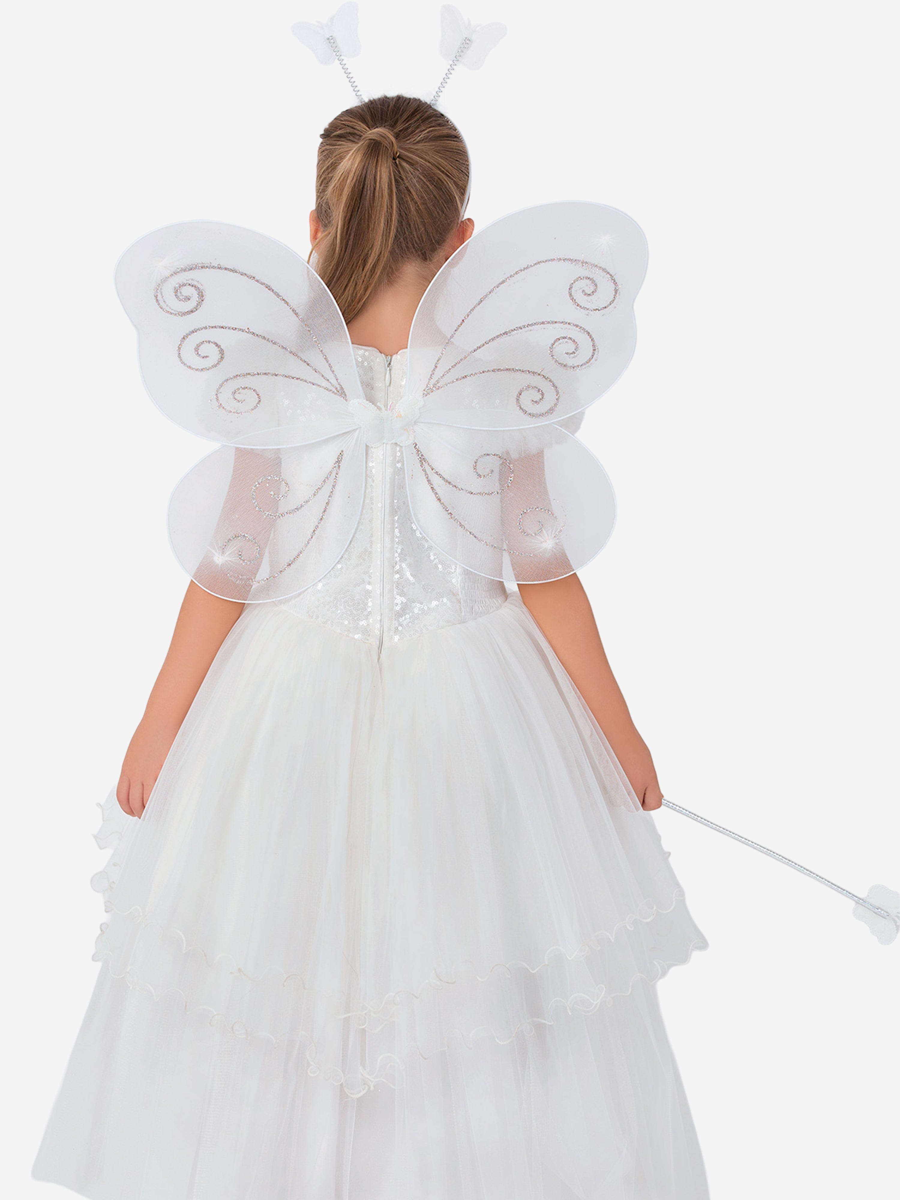 Magical Costumes Girls Fairy Costume in White