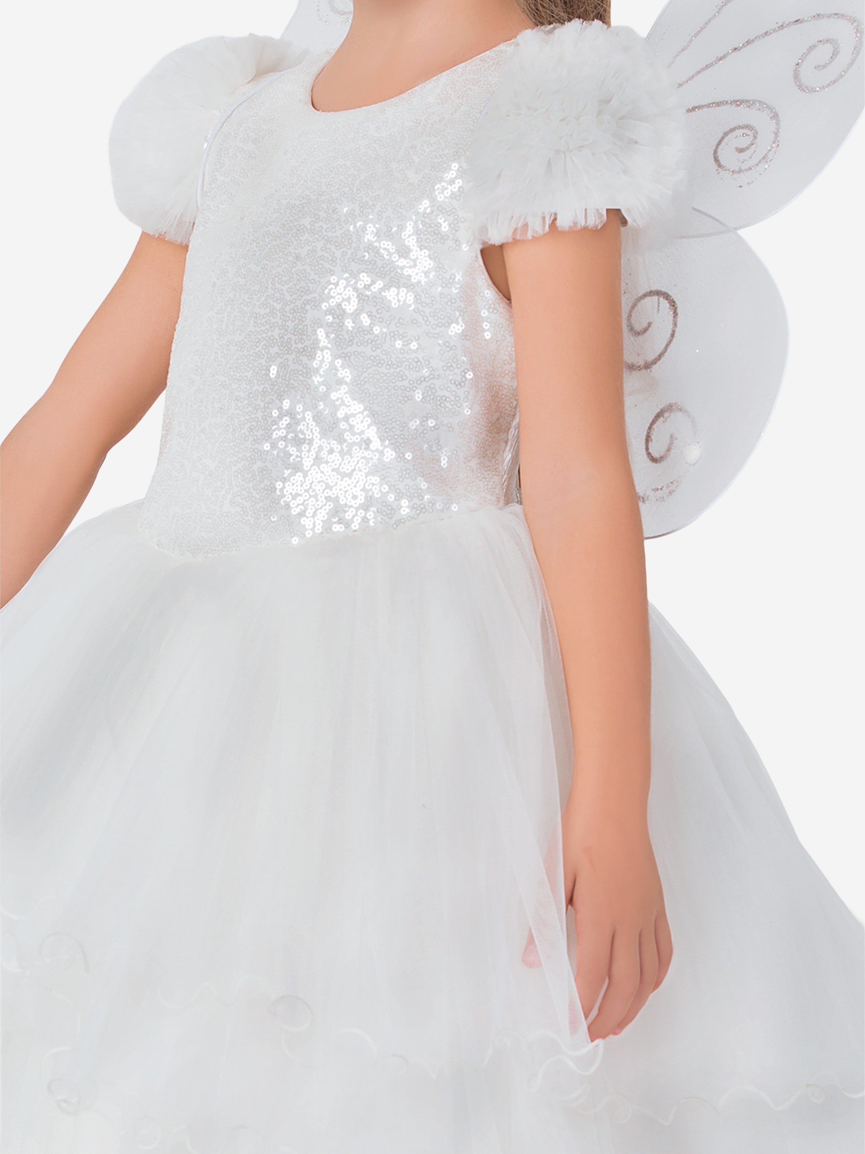 Magical Costumes Girls Fairy Costume in White