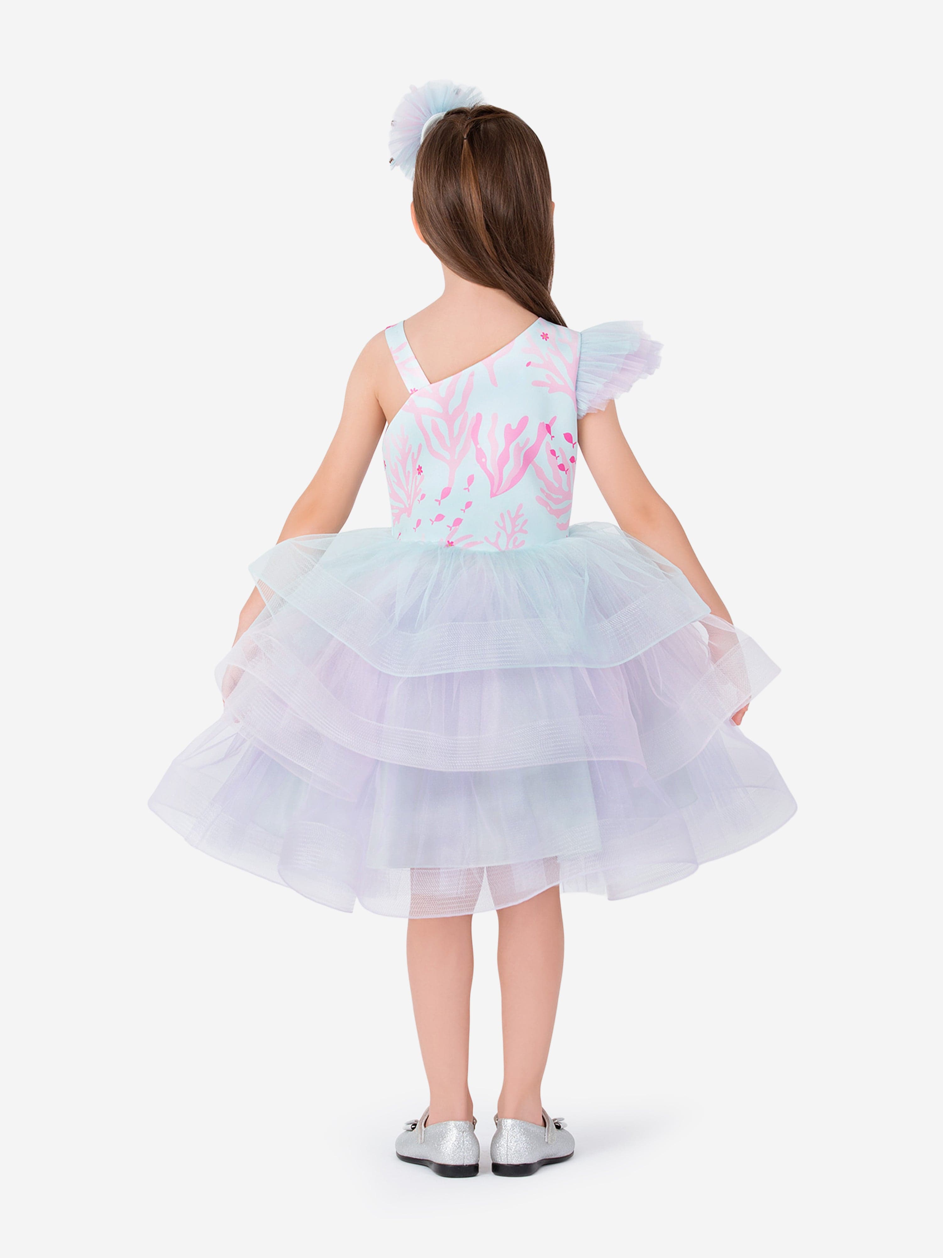 Magical Costumes Girls Mermaid Dress Costume in Multicolour