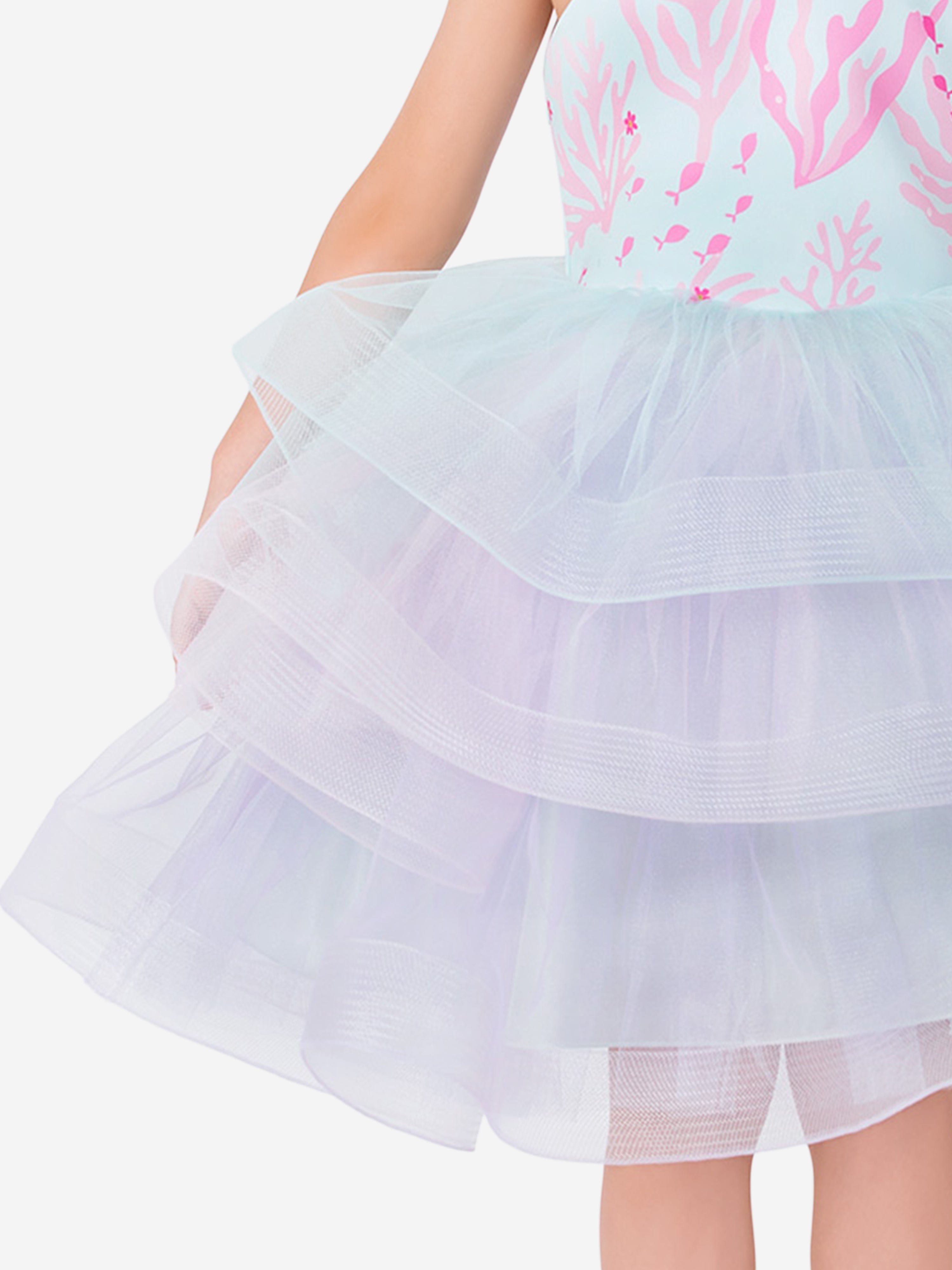 Magical Costumes Girls Mermaid Dress Costume in Multicolour