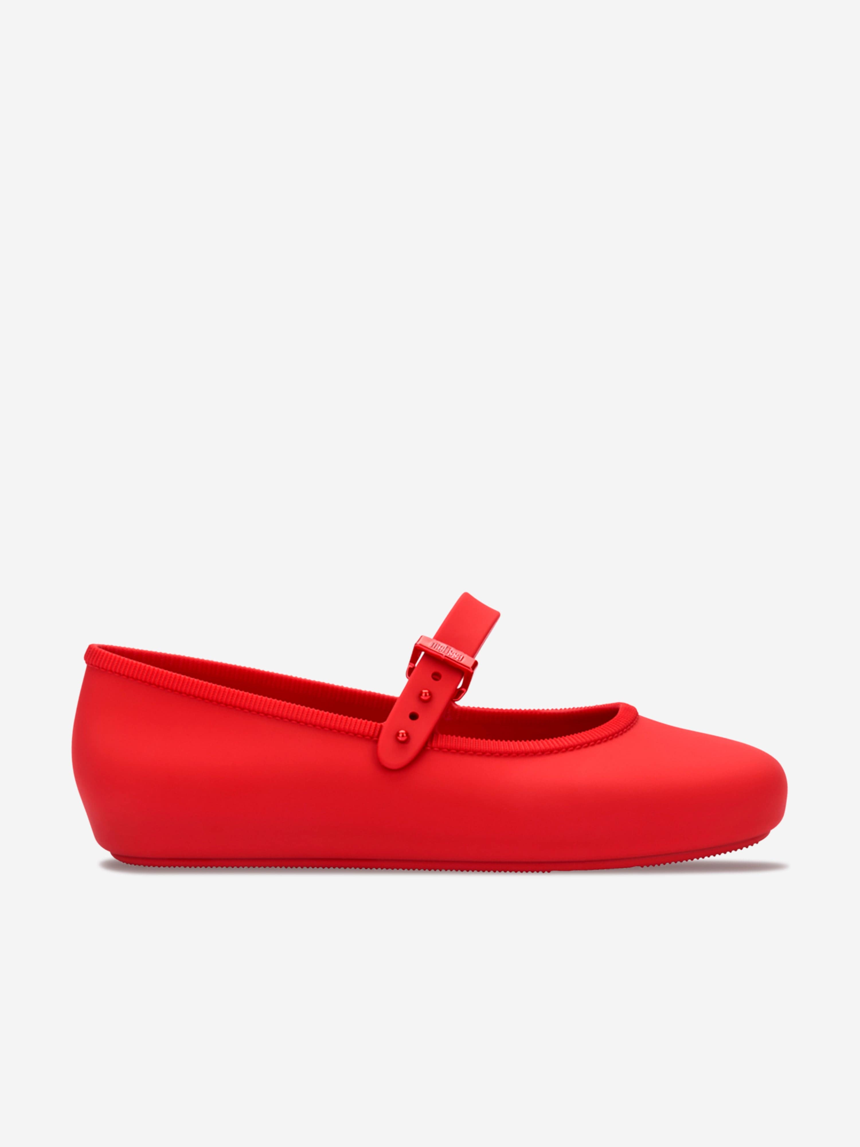 Mini Melissa Girls Soft Ballerinas in Red