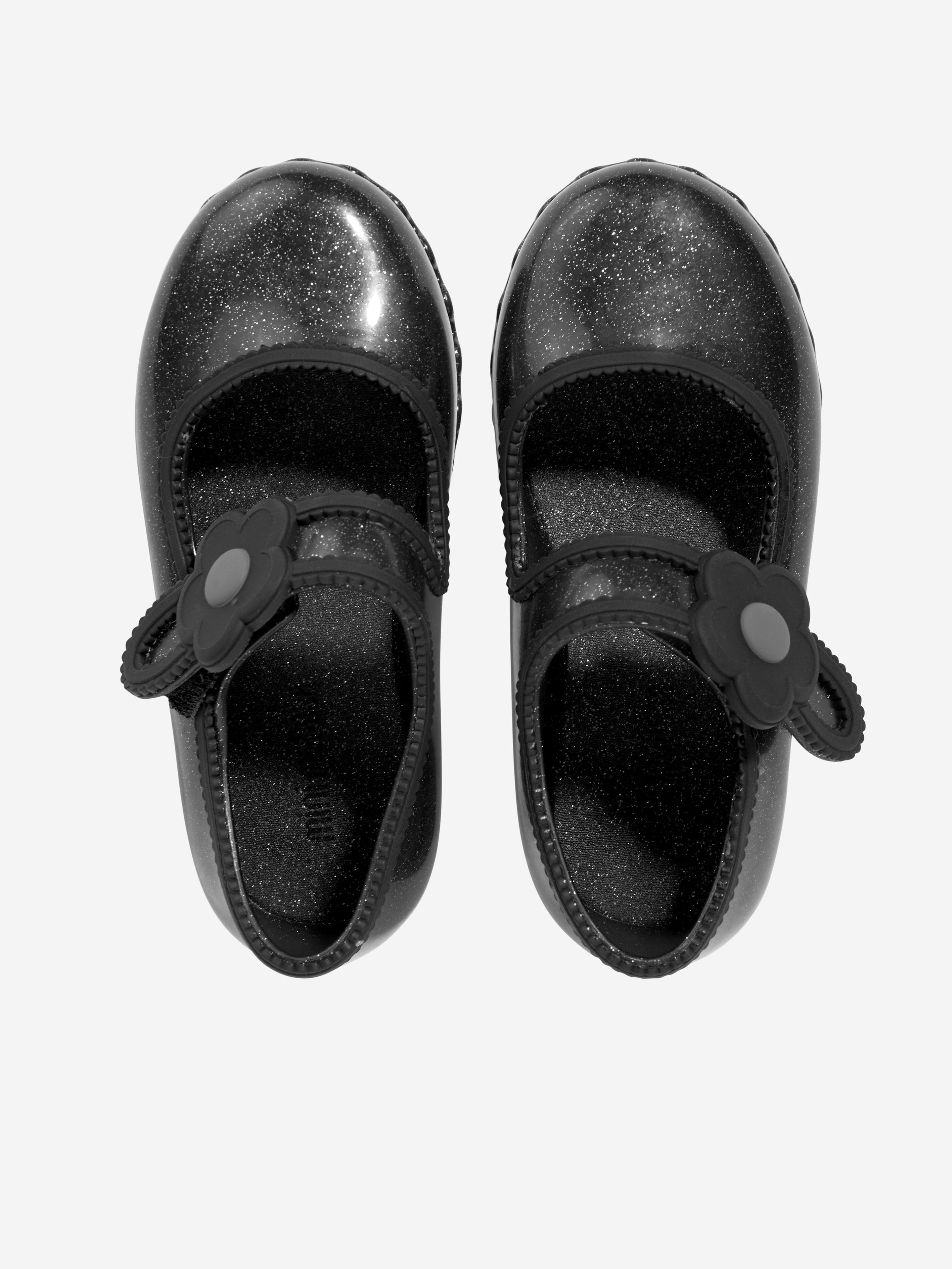 Mini Melissa Girls Hip Ballerinas in Black