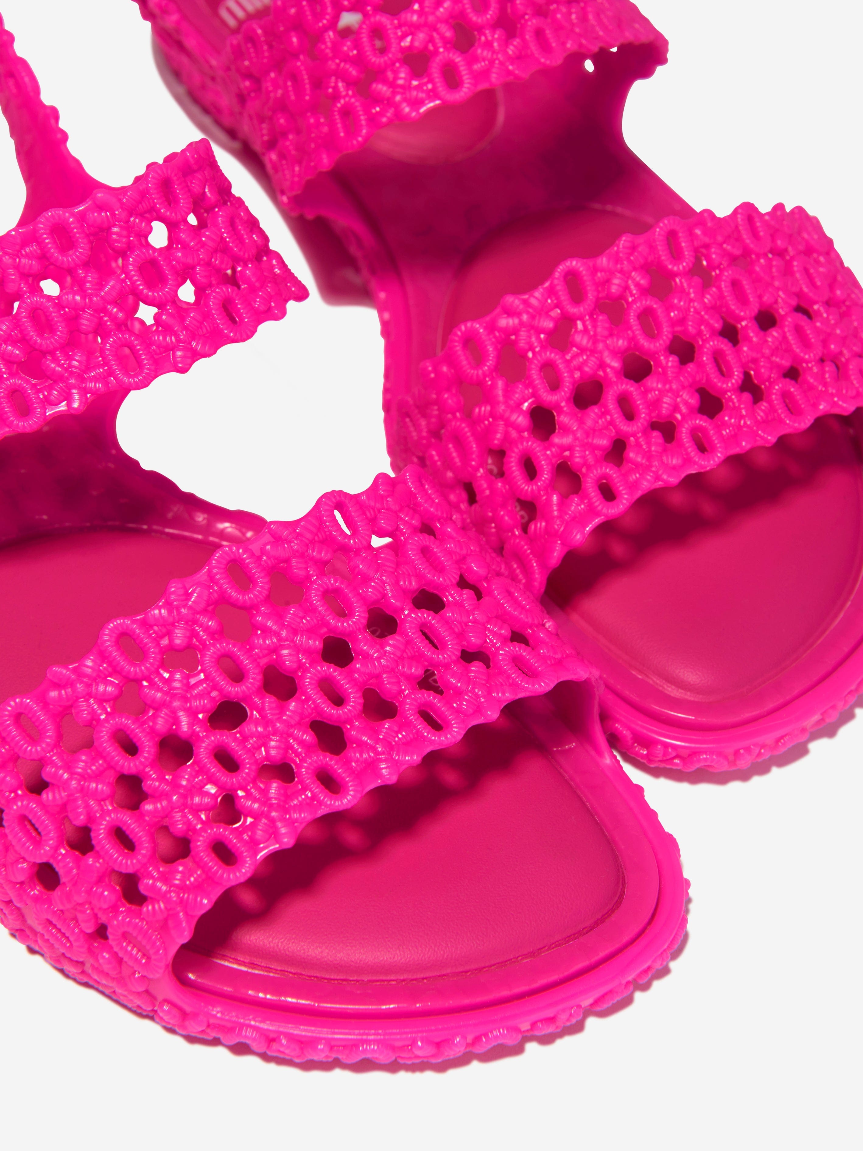 Mini Melissa Girls Isabela Capeto Panc Jelly Sandals