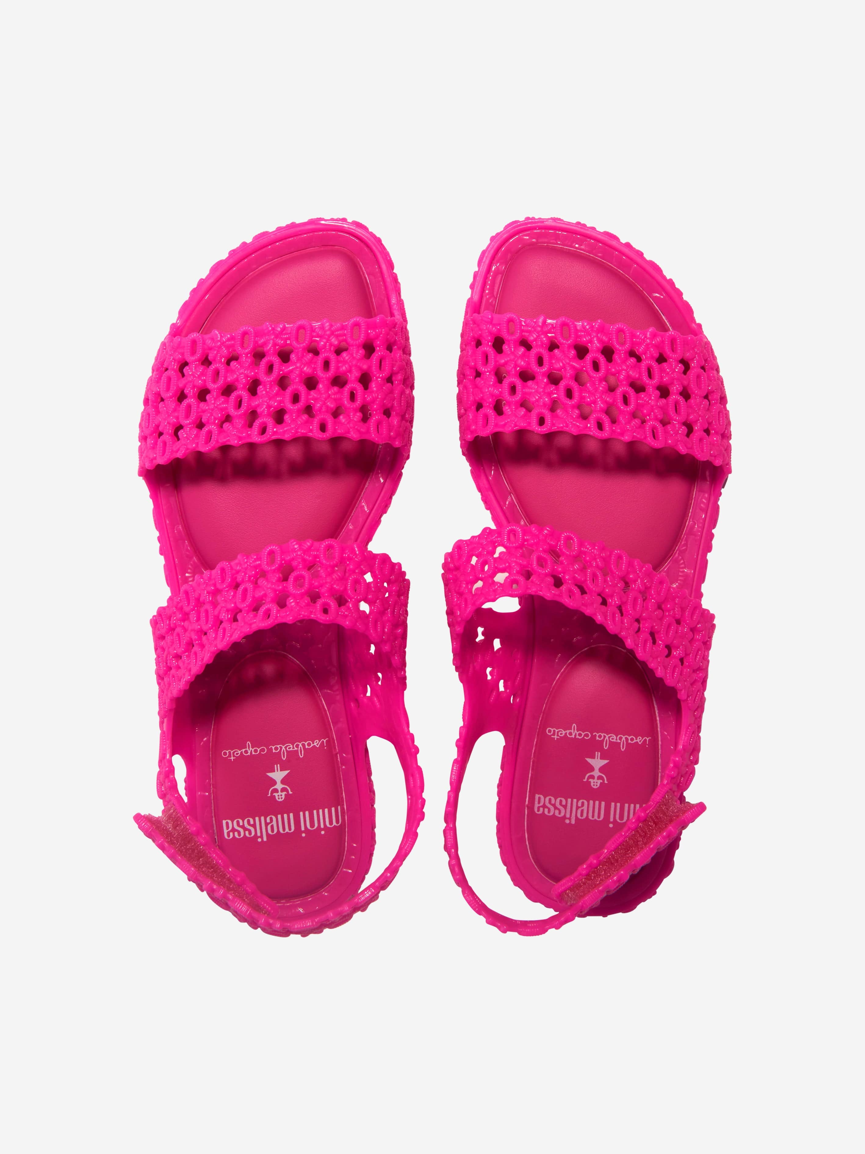 Mini Melissa Girls Isabela Capeto Panc Jelly Sandals