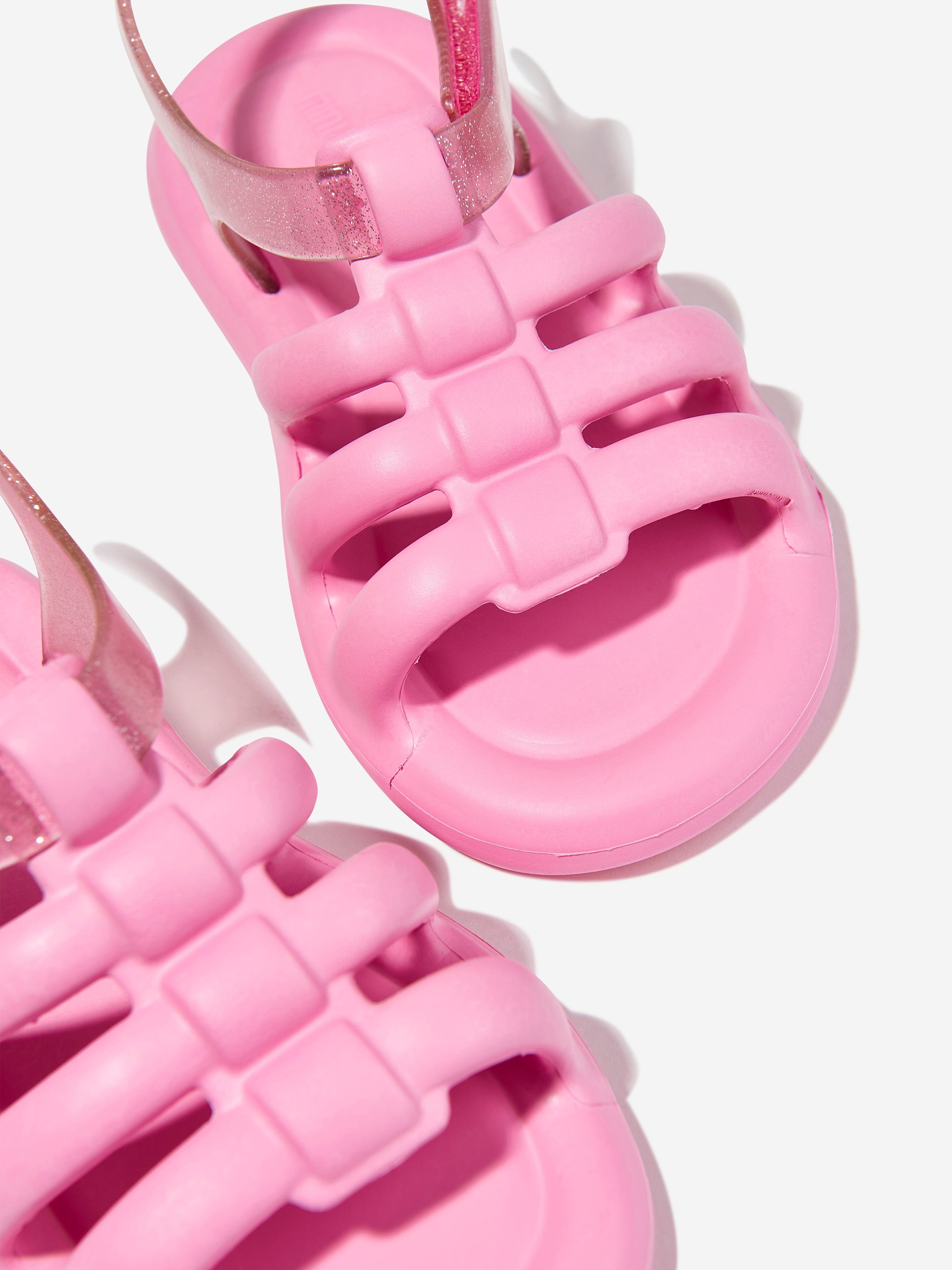 Mini Melissa Girls Mini Freesherman Sandals in Pink