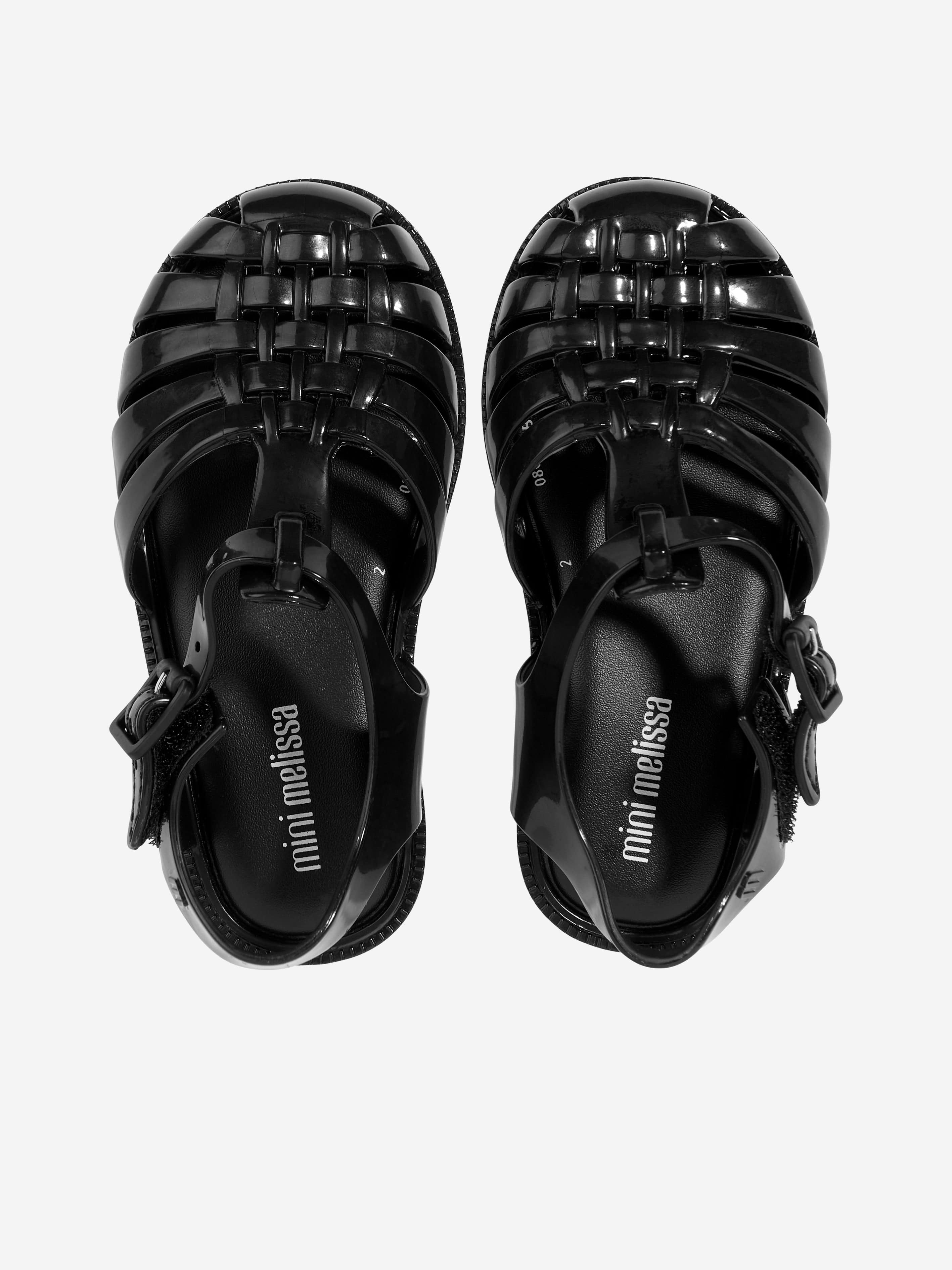 Mini Melissa Girls Possession Sandals in Black