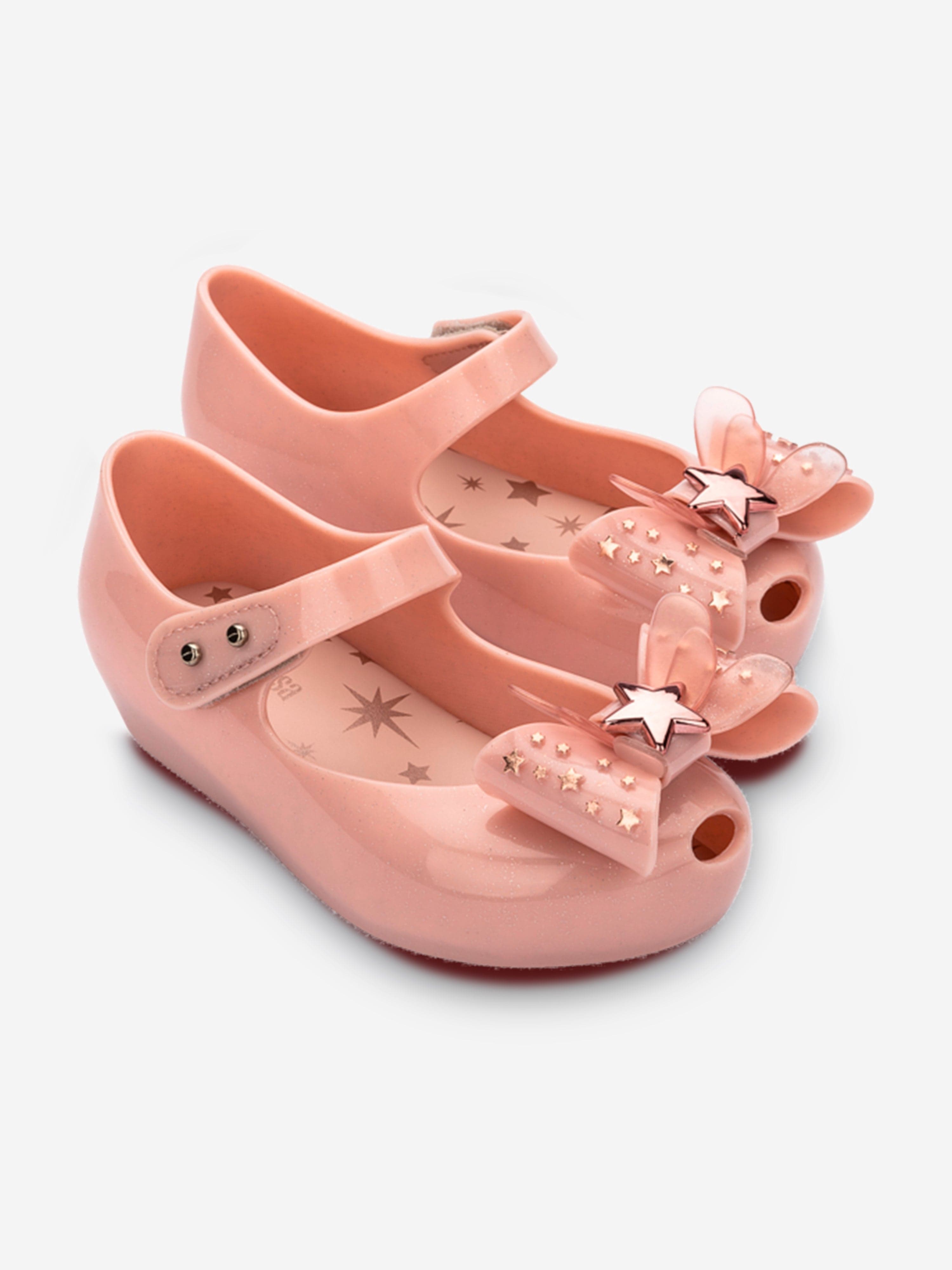 Mini Melissa Girls Ultragirl Star II Shoes in Pink