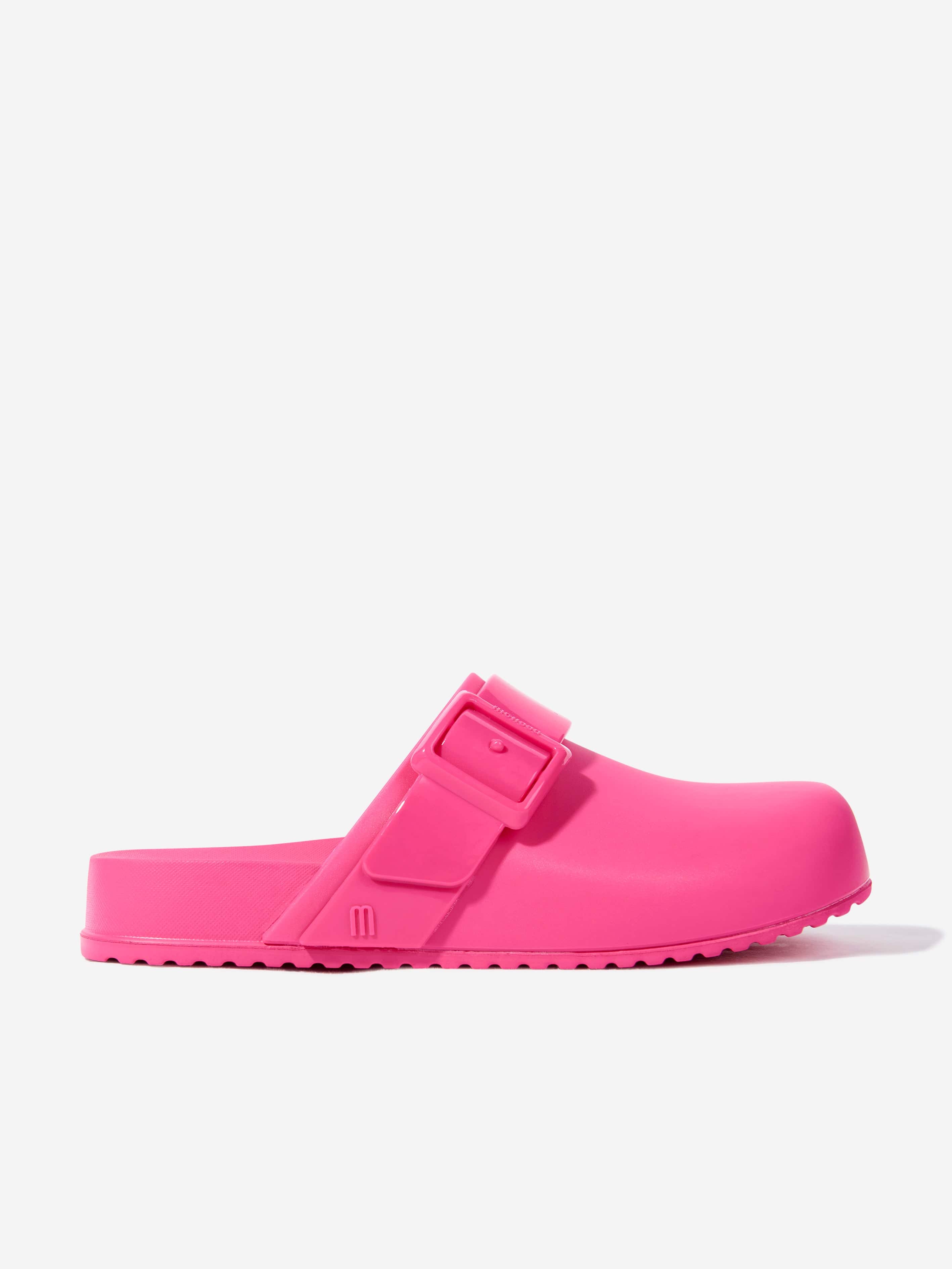 Mini Melissa Girls Cozy Clogs in Pink