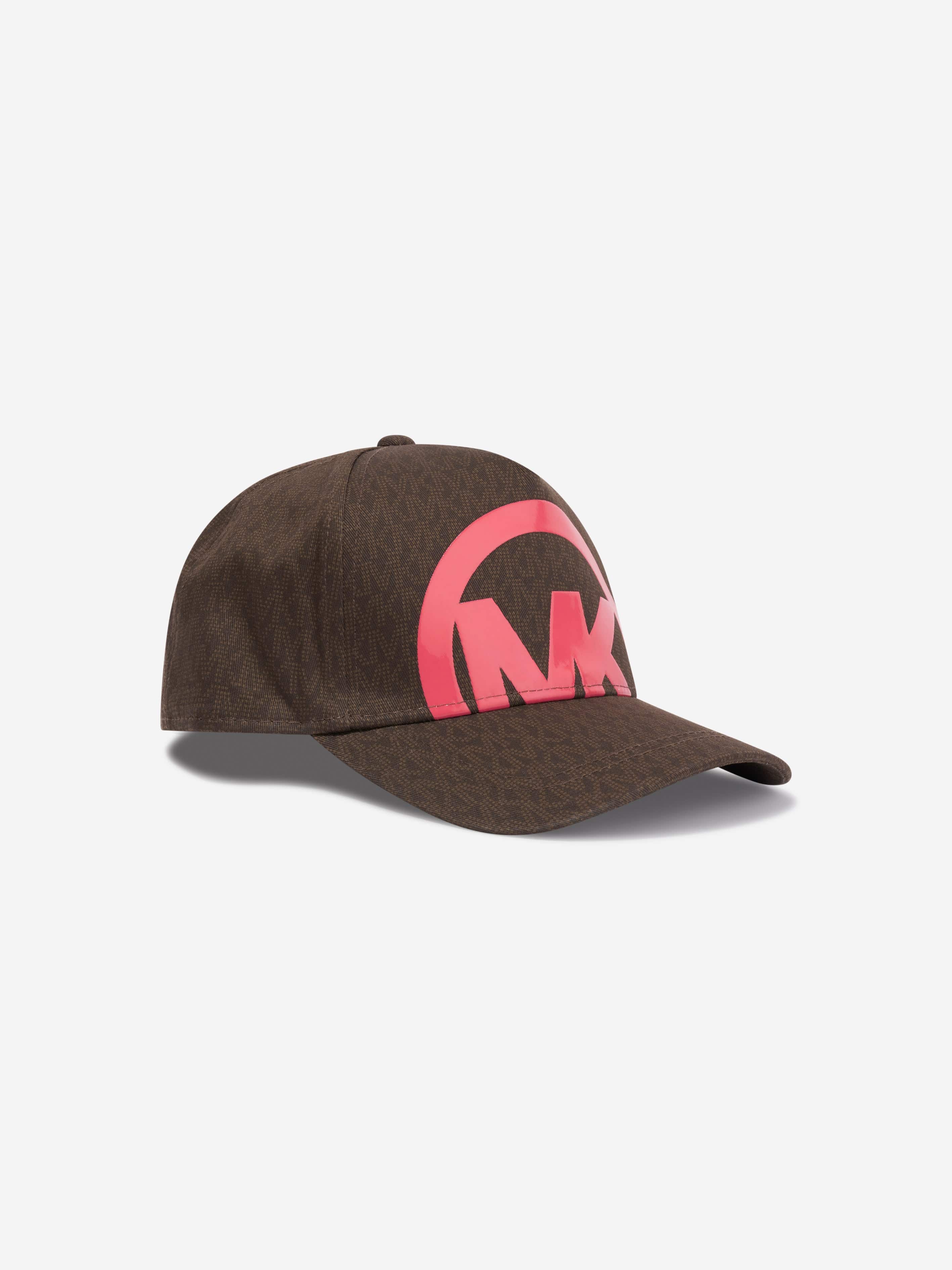 Michael Kors Girls Logo Cap in Brown