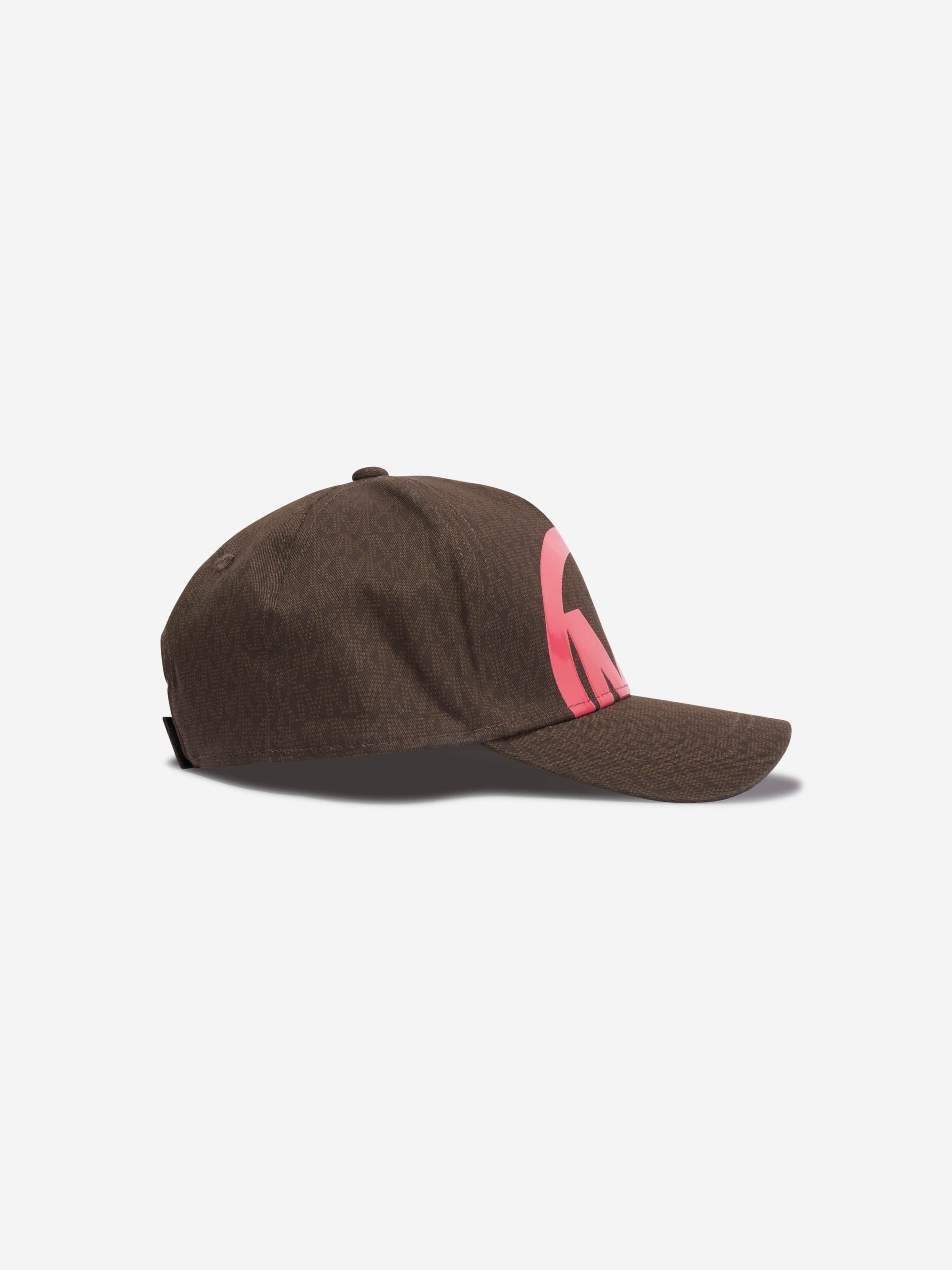 Michael Kors Girls Logo Cap in Brown