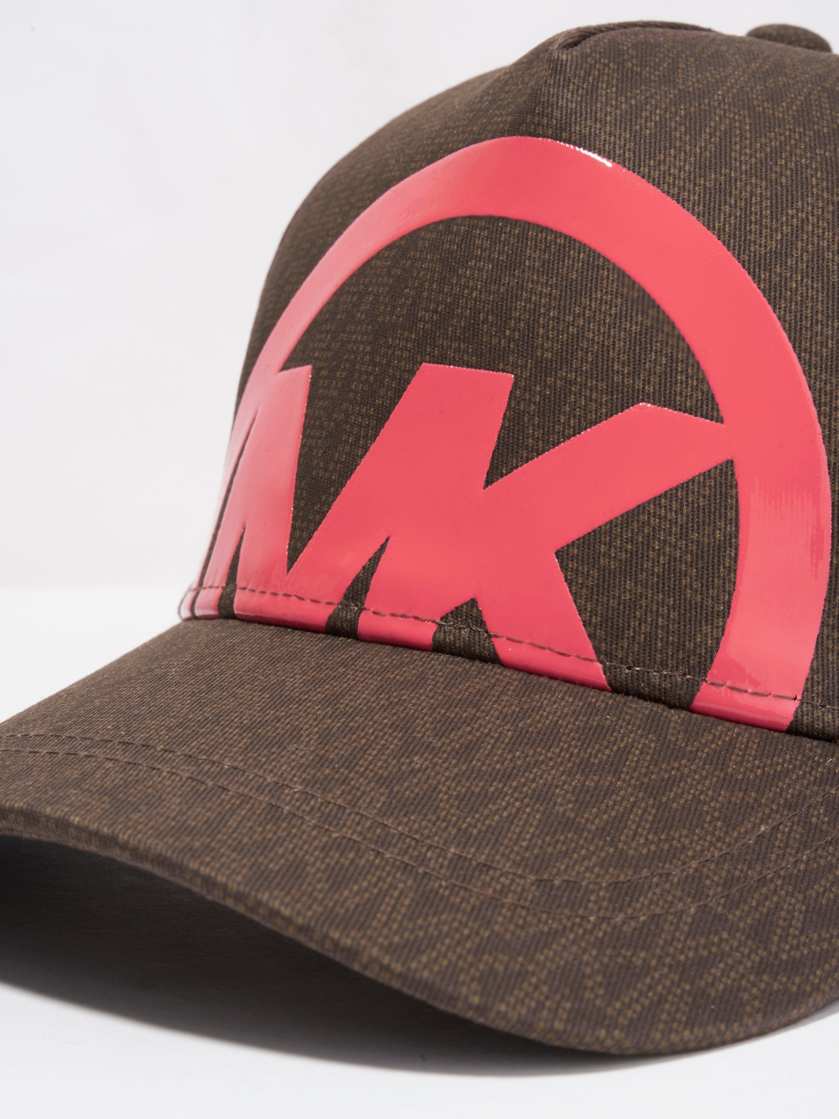 Michael Kors Girls Logo Cap in Brown