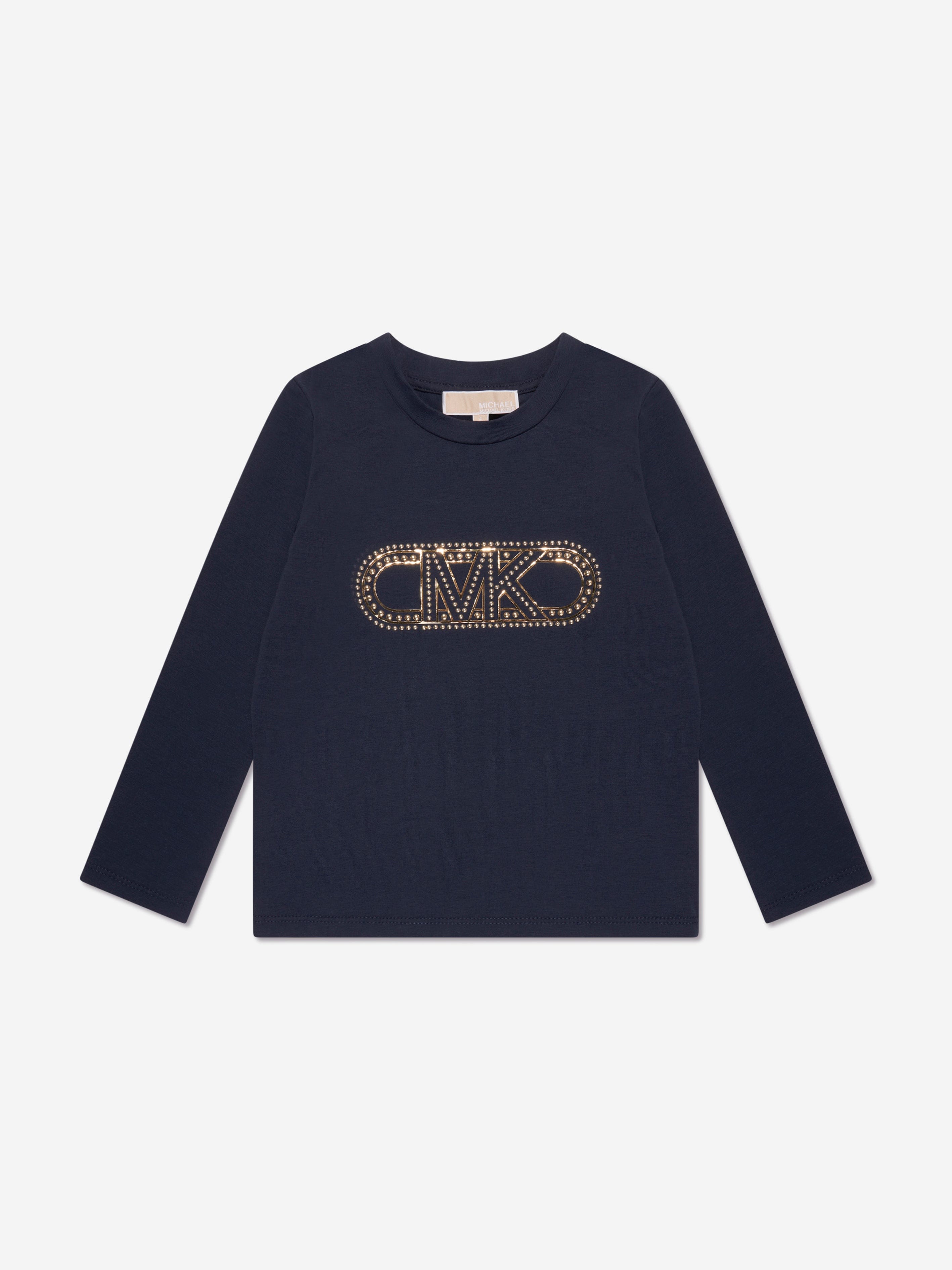 Michael Kors Girls Long Sleeve T-Shirt in Navy