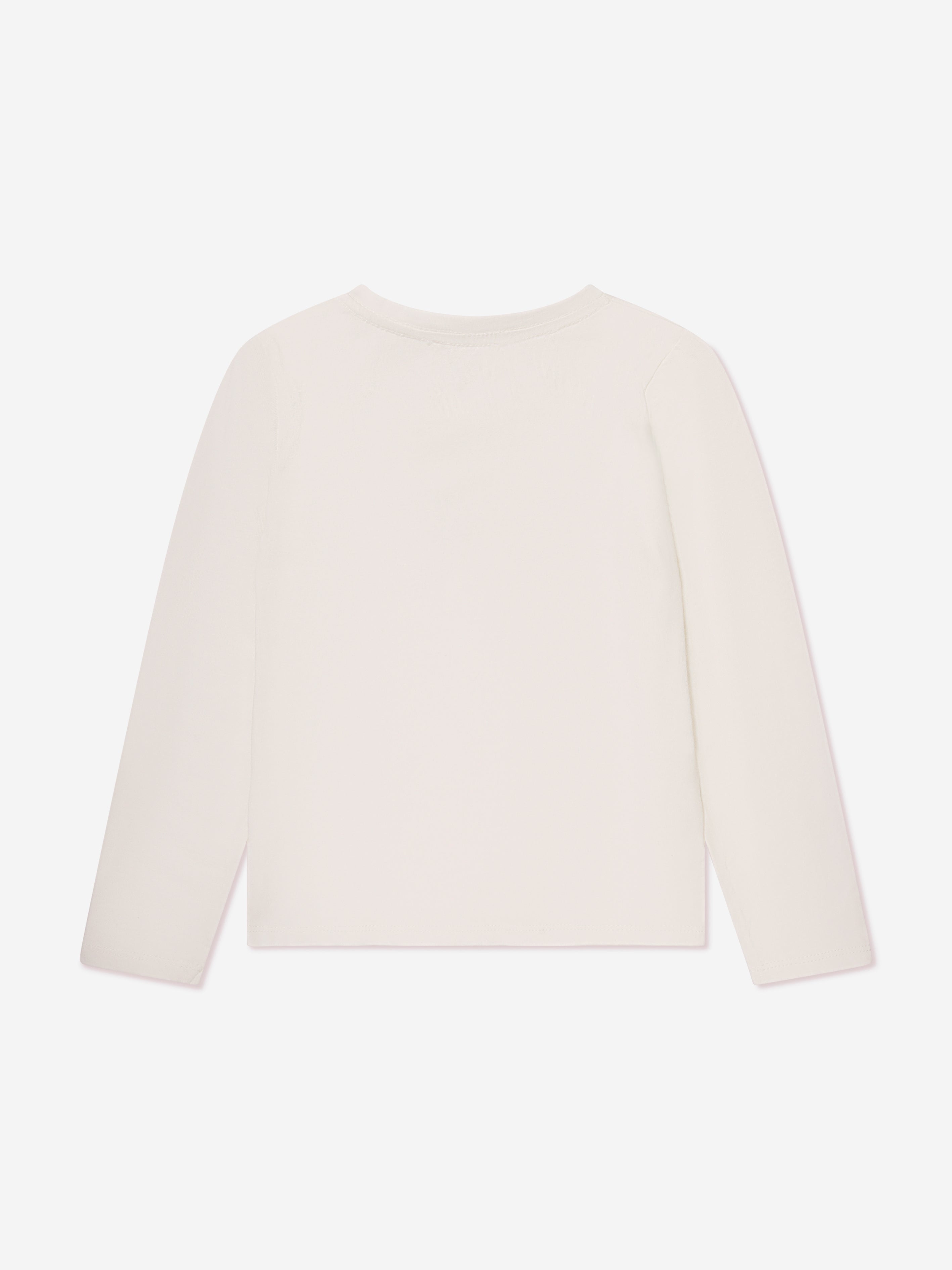 Michael Kors Girls Long Sleeve T-Shirt in White