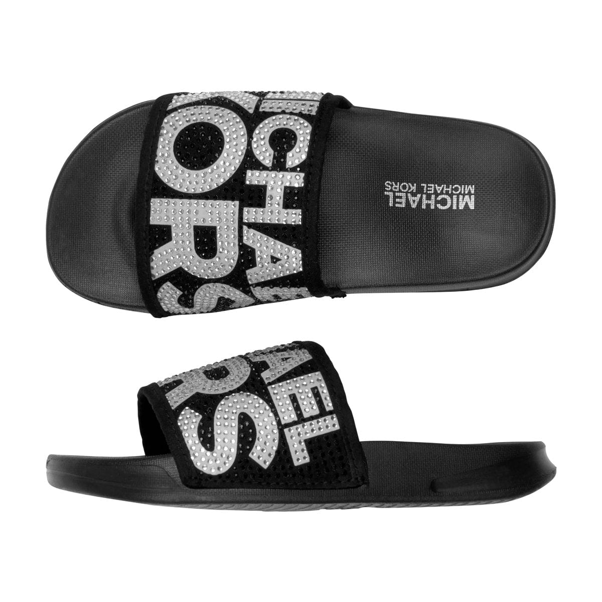 Michael Kors Diamante Logo Sliders