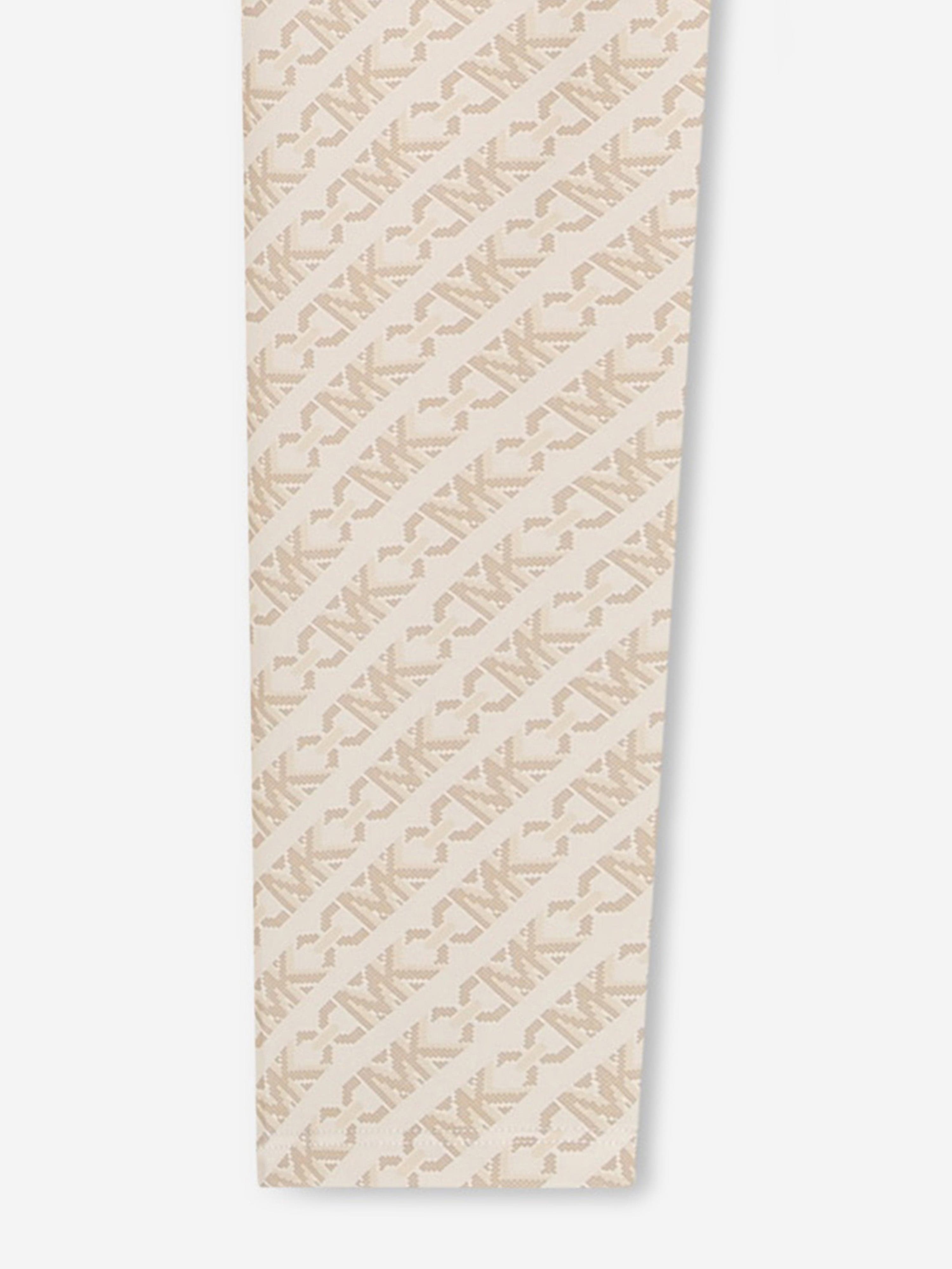 Michael Kors Girls Logo Leggingds in Ivory