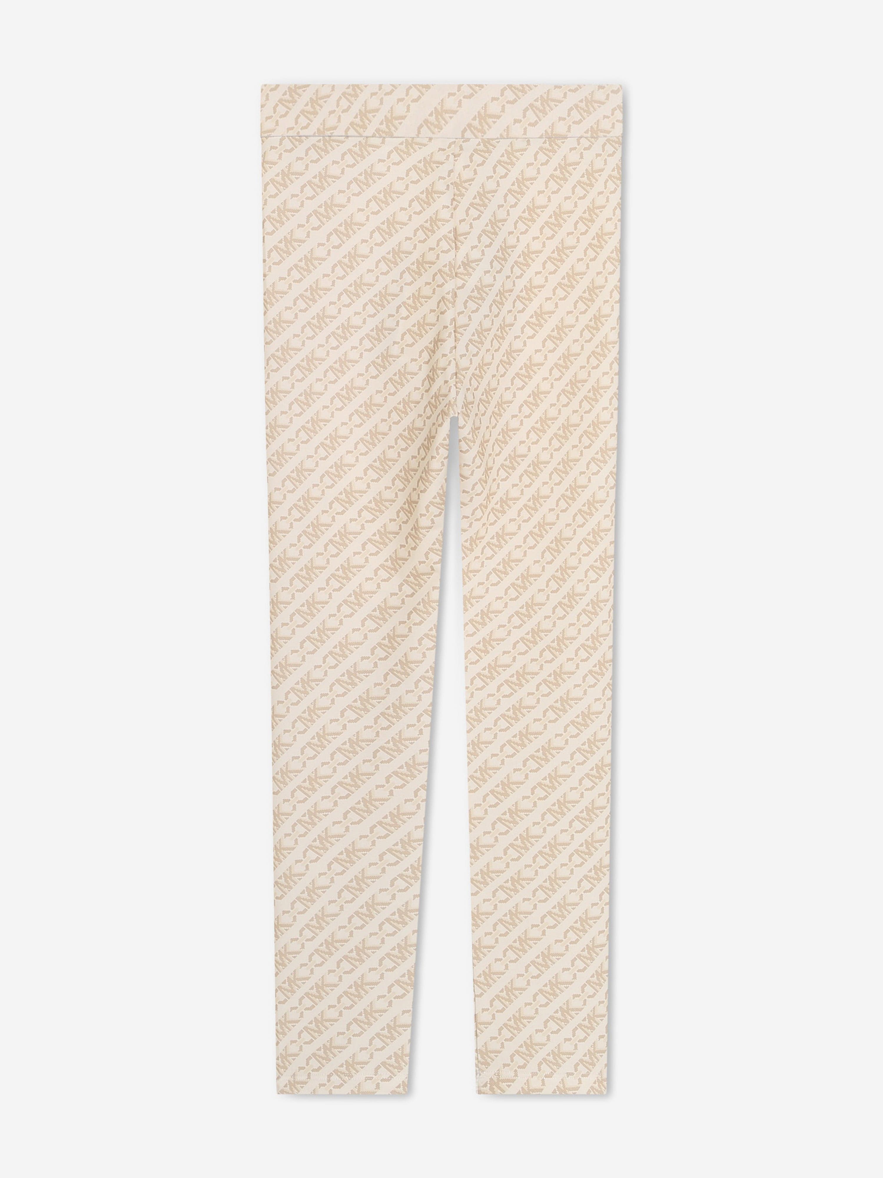 Michael Kors Girls Logo Leggingds in Ivory