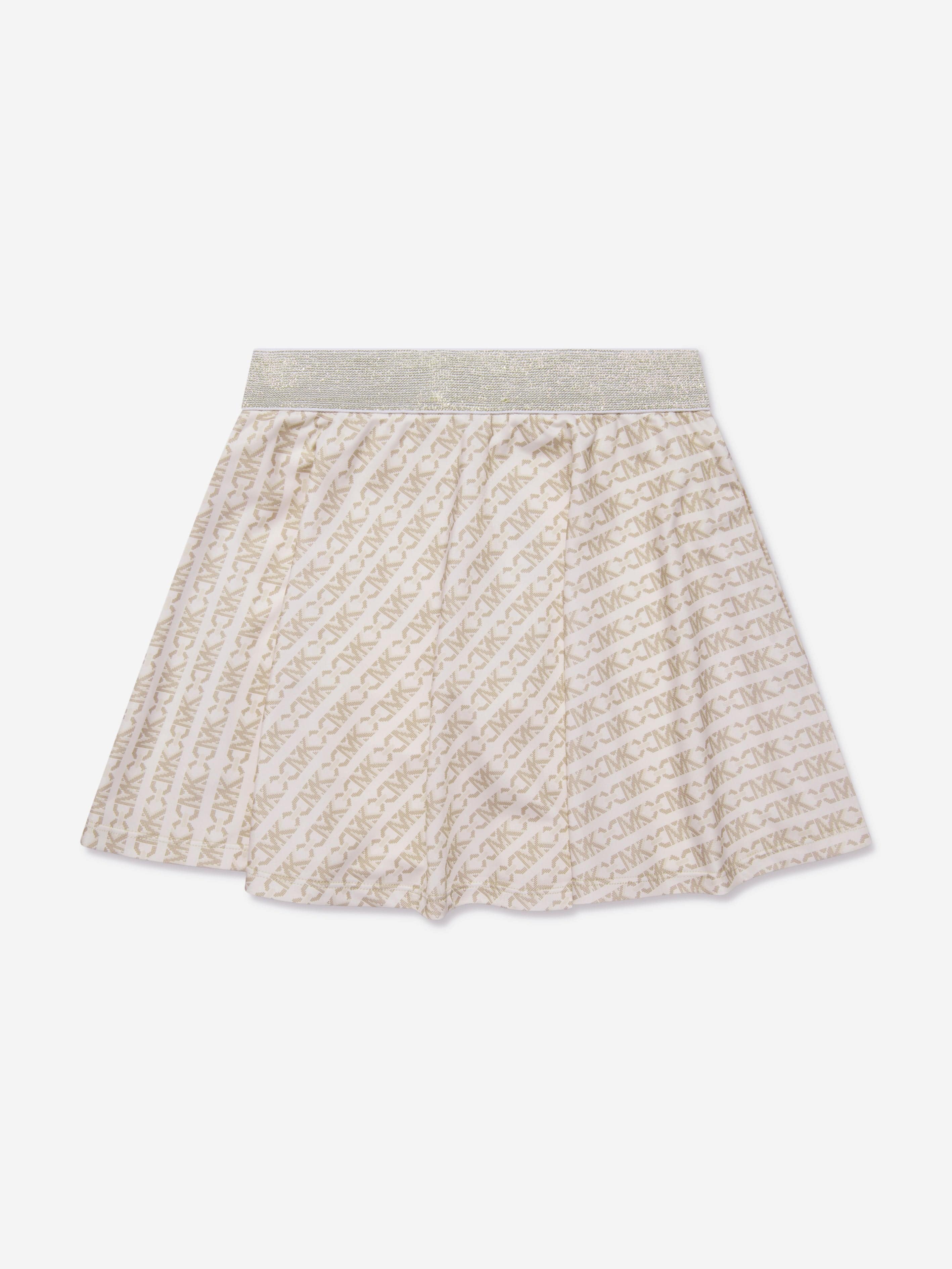 Michael Kors Girls Logo Skort in Ivory