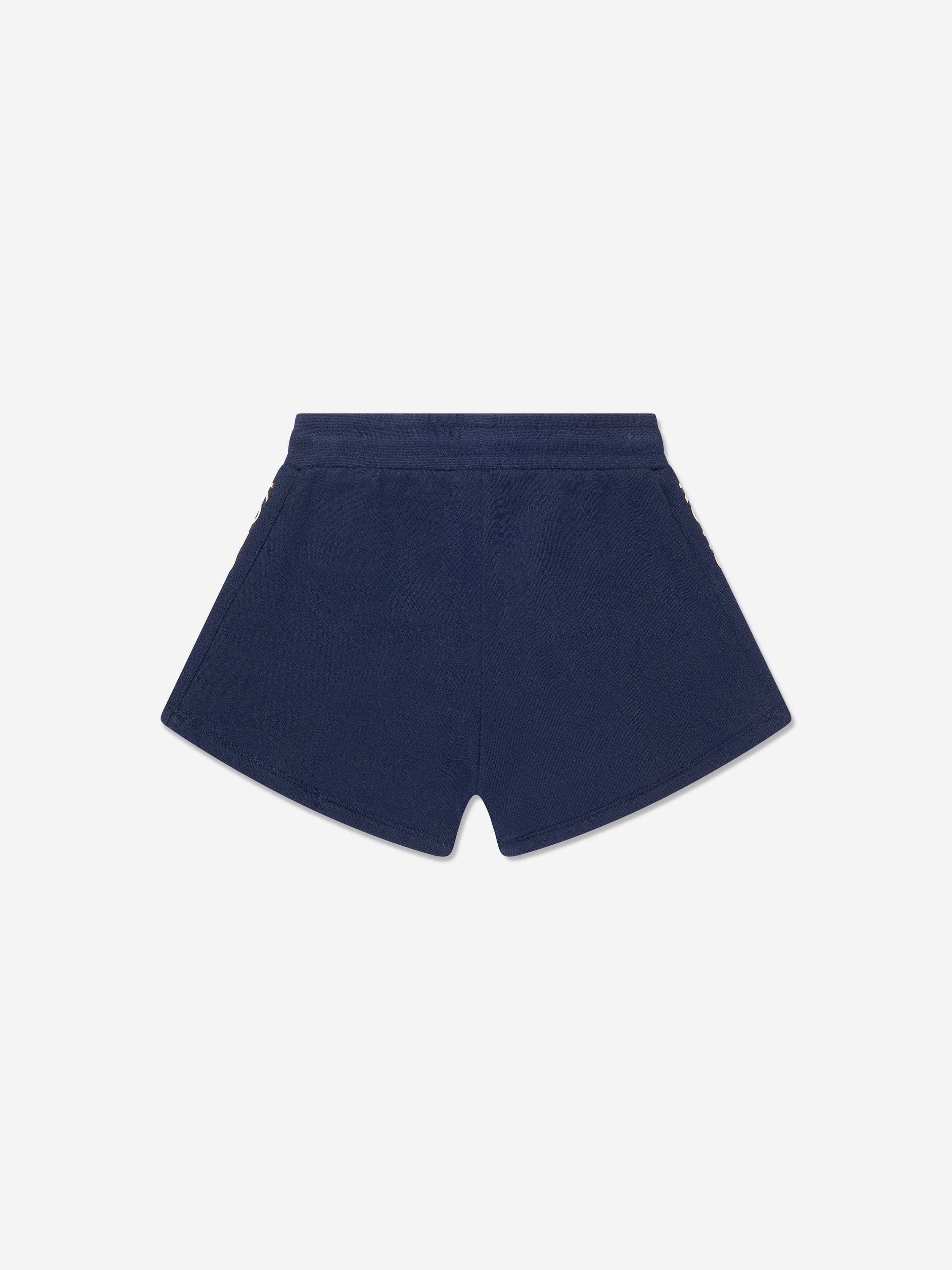 Michael Kors Girls Logo Print Shorts in Navy