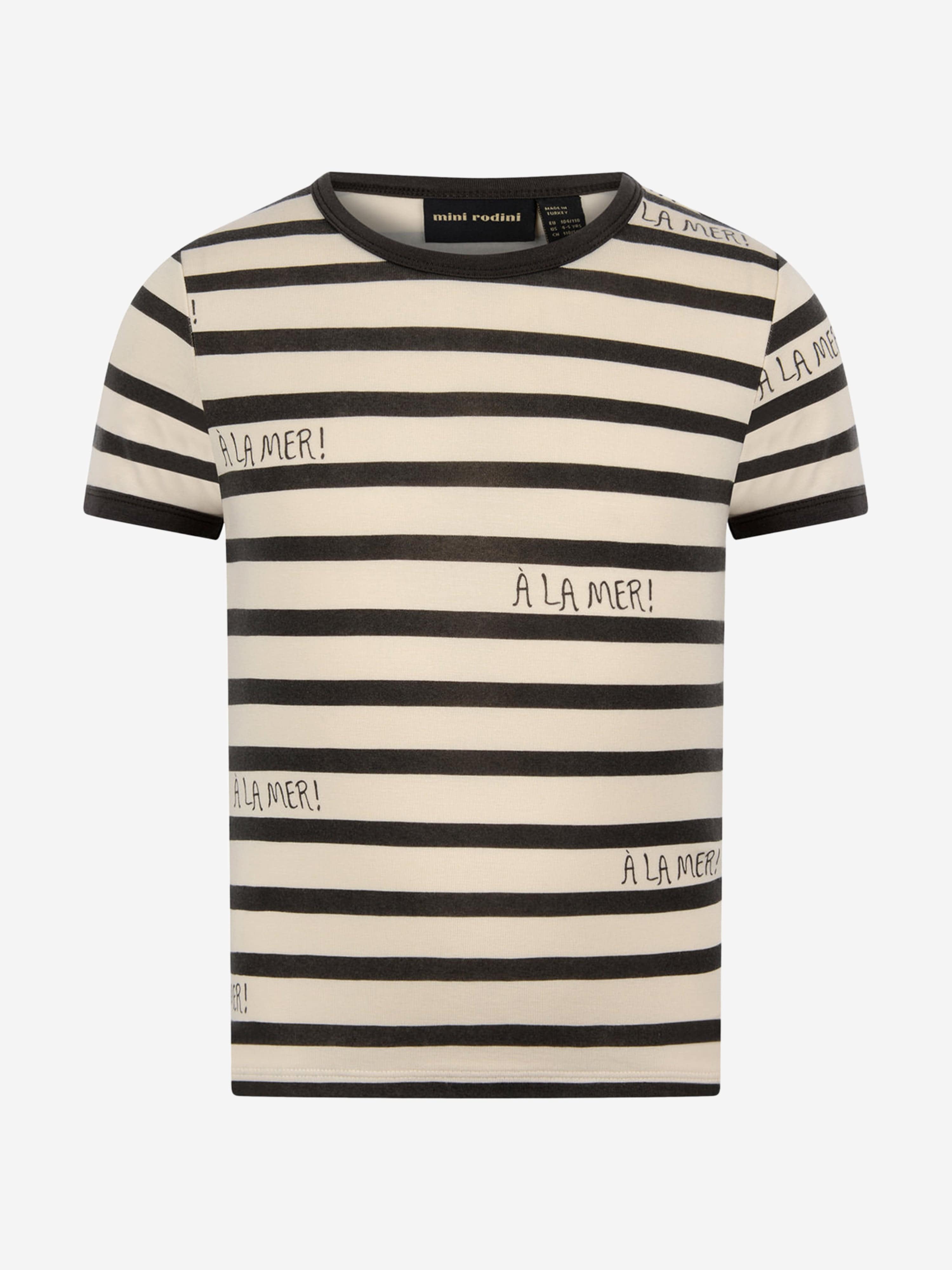 Mini Rodini Kids Striped Cotton T-Shirt