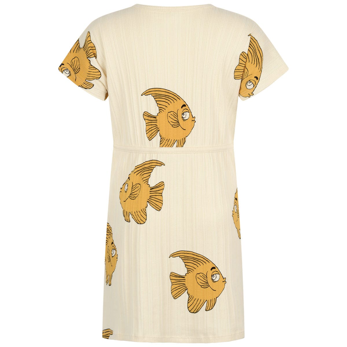 Mini Rodini Mini Rodini Girls Cotton Fish Print Dress