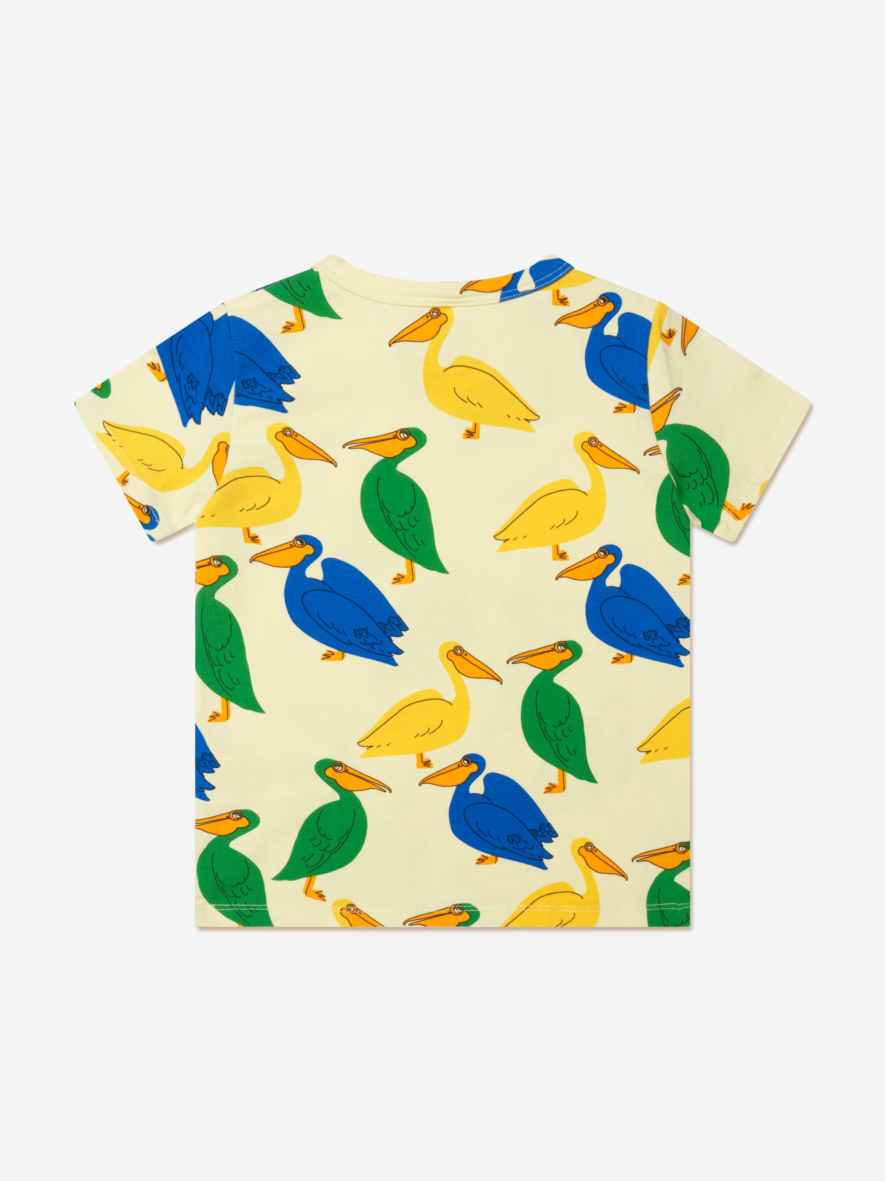 Mini Rodini Kids Pelican T-Shirt in Yellow