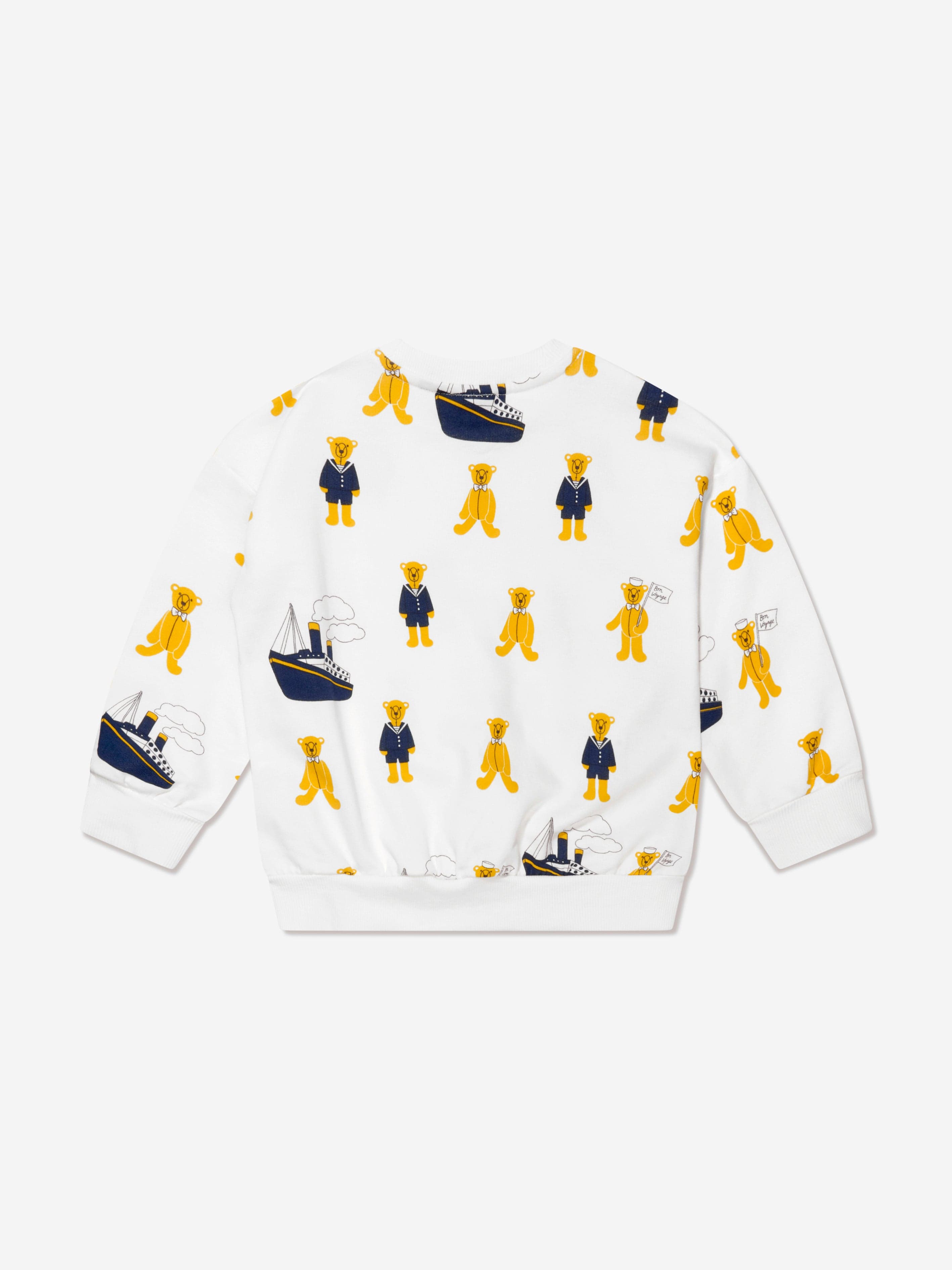 Mini Rodini Kids Teddy Bears Sweatshirt in White